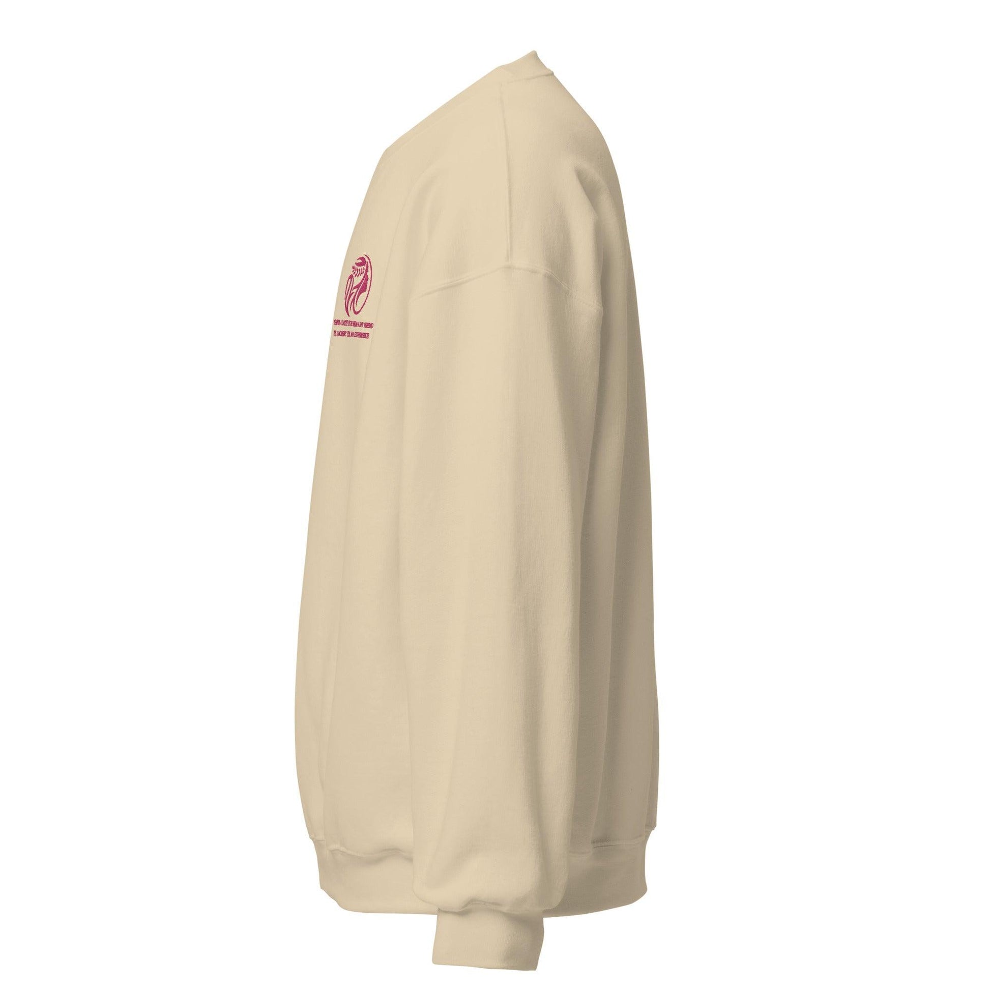 Coffeebre Unisex Embroidered Crewneck Sweater - COFFEEBRE