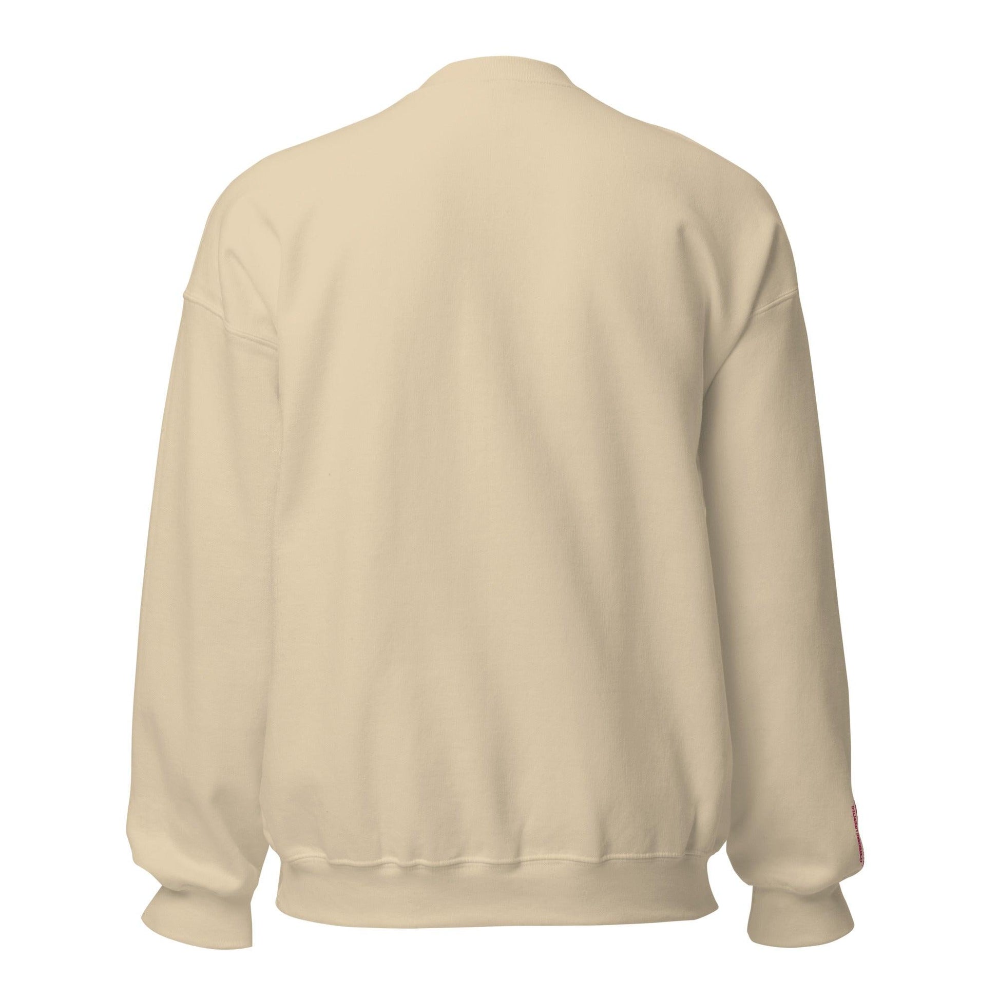 Coffeebre Unisex Embroidered Crewneck Sweater - COFFEEBRE