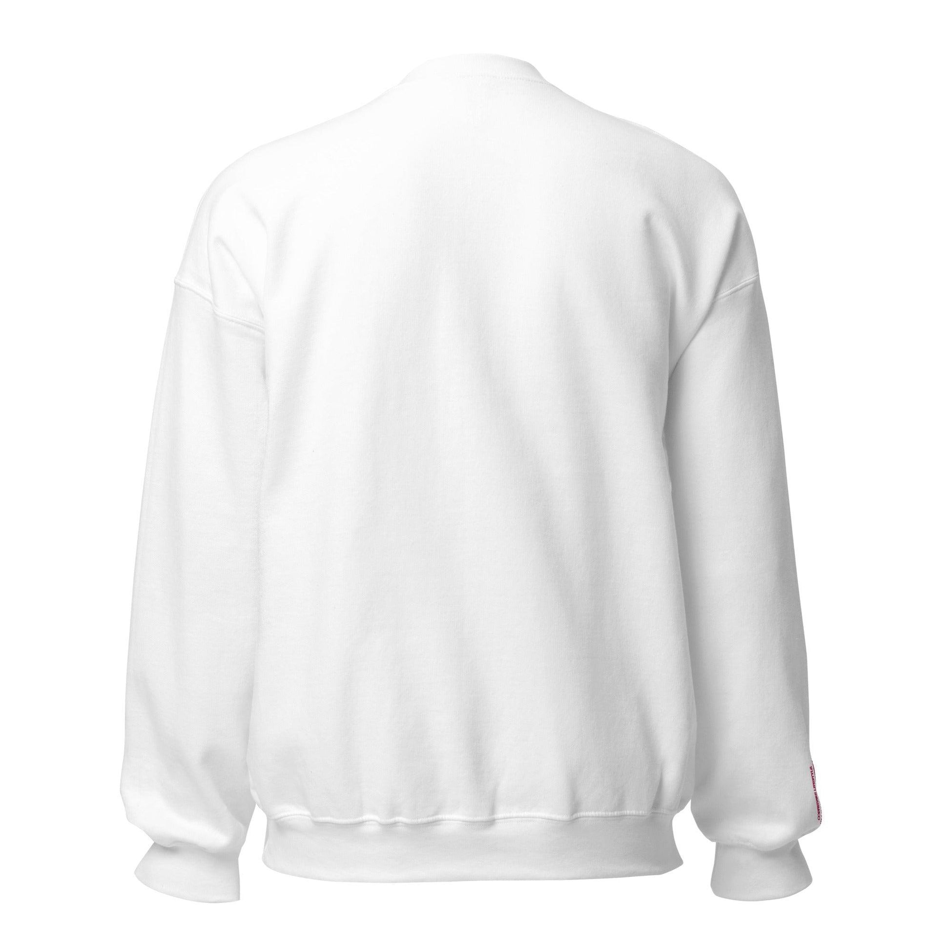 Coffeebre Unisex Embroidered Crewneck Sweater - COFFEEBRE
