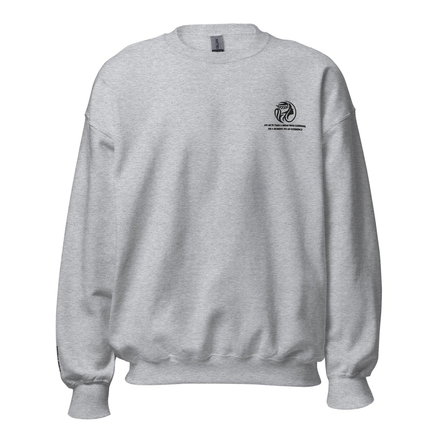 Coffeebre Unisex Embroidery Coffee Sweatshirt - COFFEEBRE