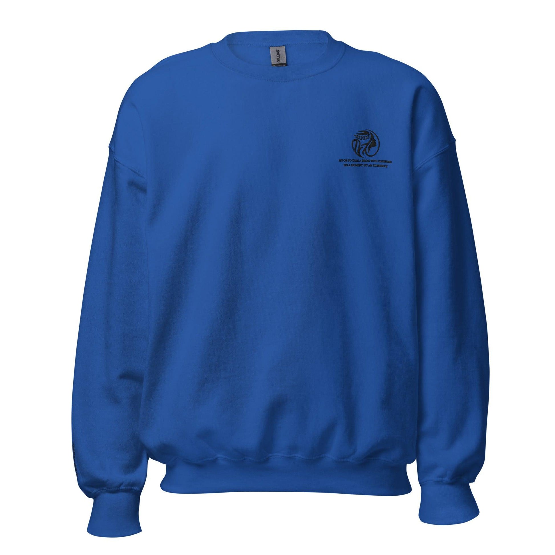 Coffeebre Unisex Embroidery Coffee Sweatshirt - COFFEEBRE