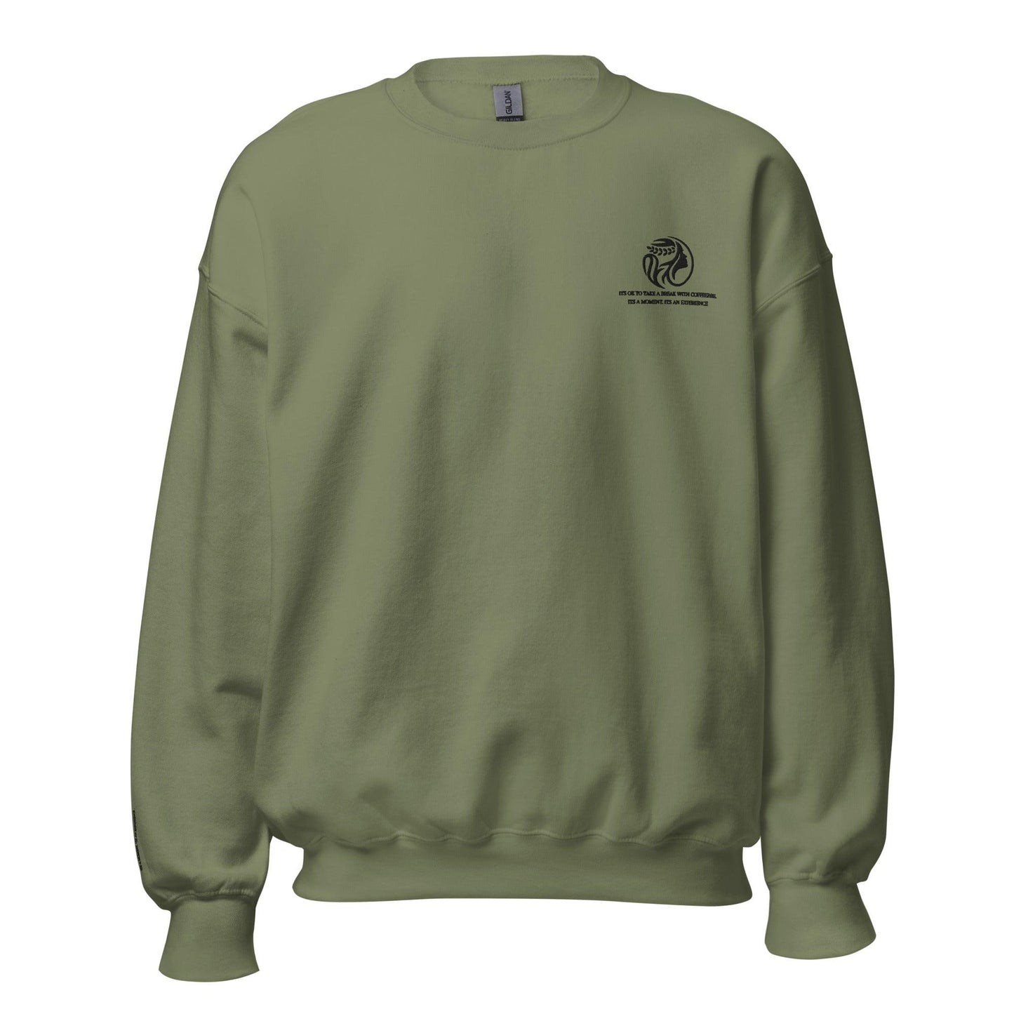 Coffeebre Unisex Embroidery Coffee Sweatshirt - COFFEEBRE