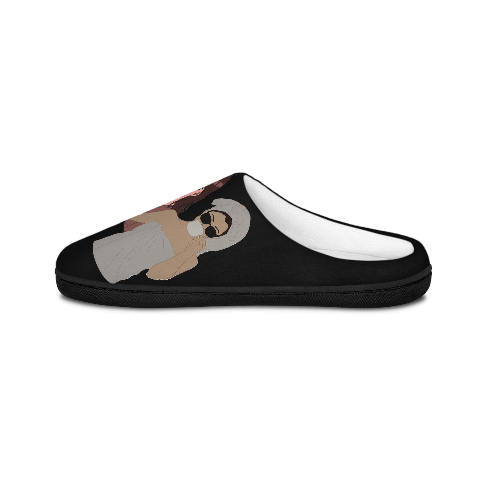 Coffeebre Women's Black Indoor Slippers-right side