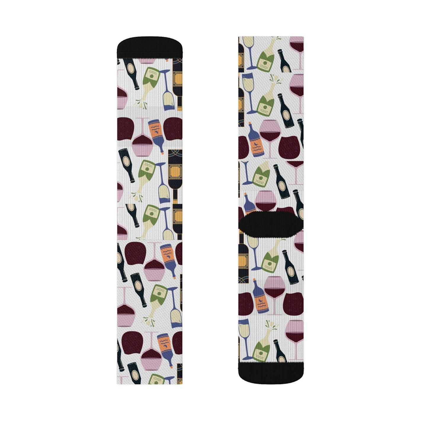 Date Night Wine Socks Gift