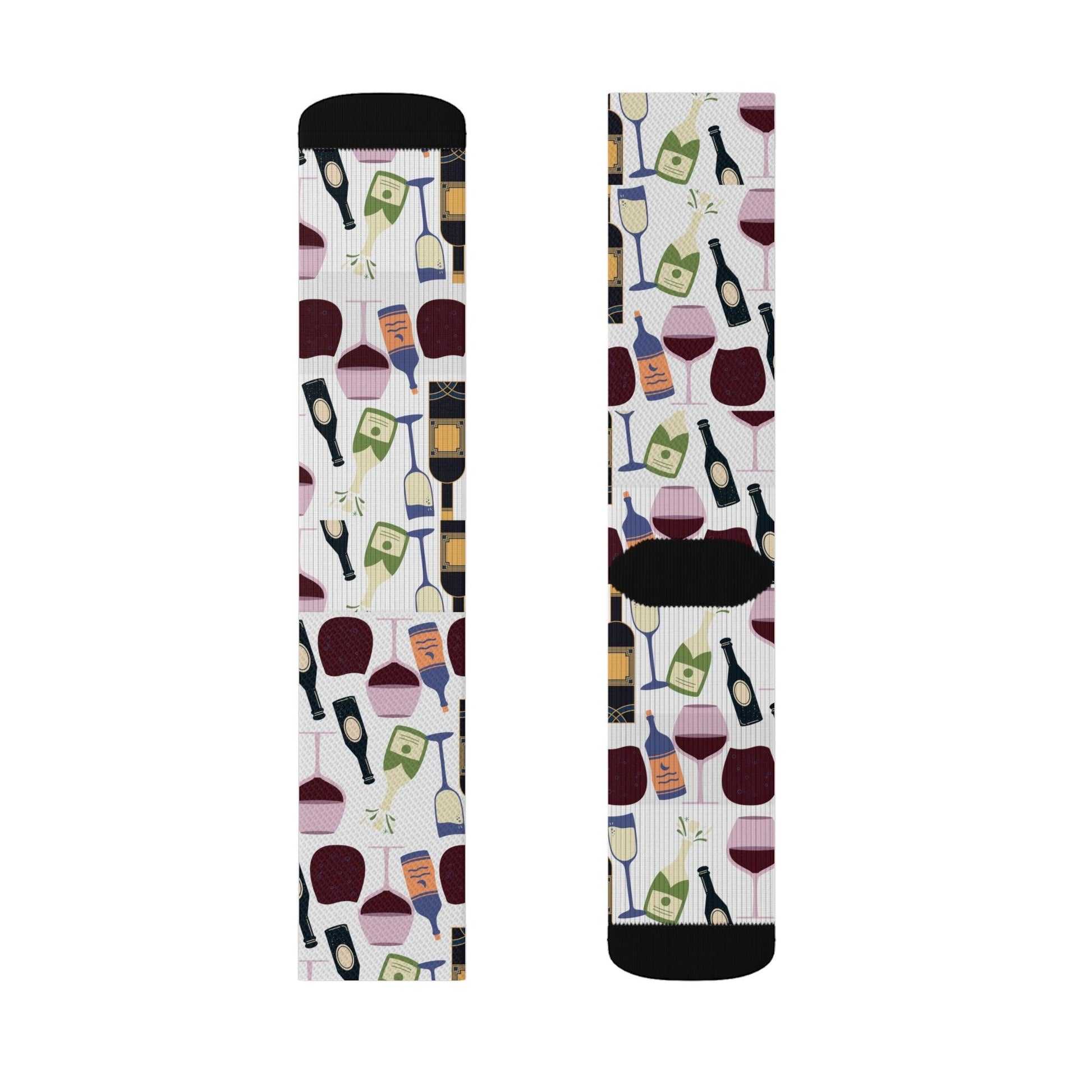 Date Night Wine Socks Gift