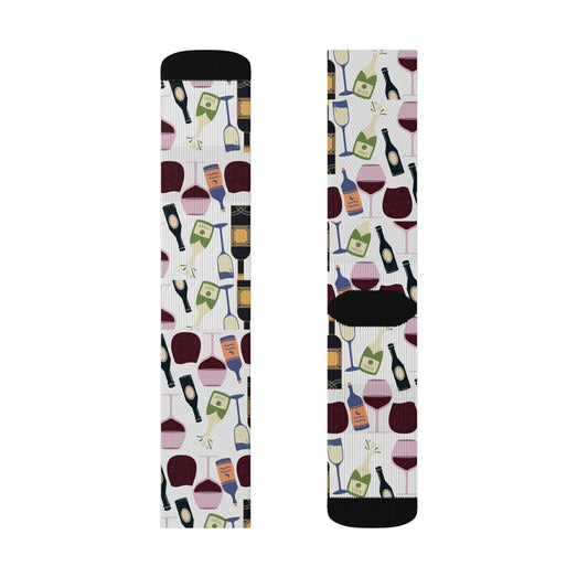 Date Night Wine Socks Gift