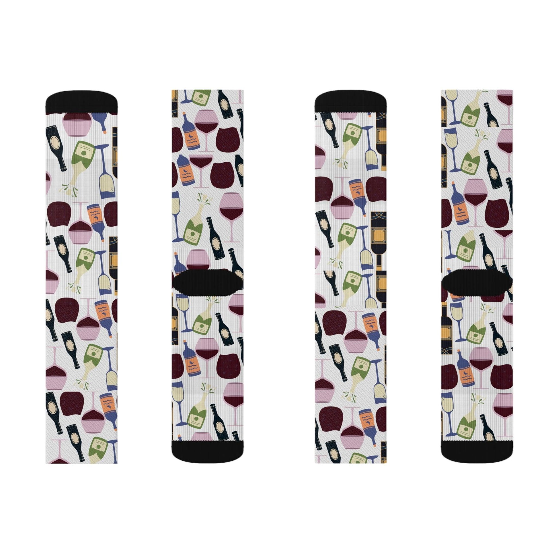 Date Night Wine Socks Gift