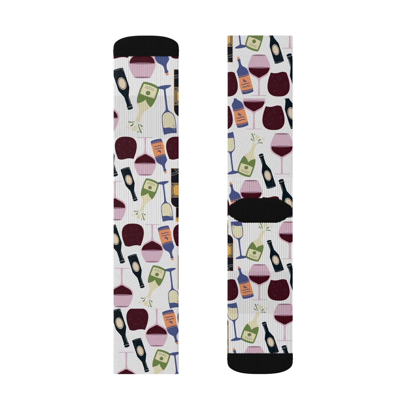 Date Night Wine Socks Gift