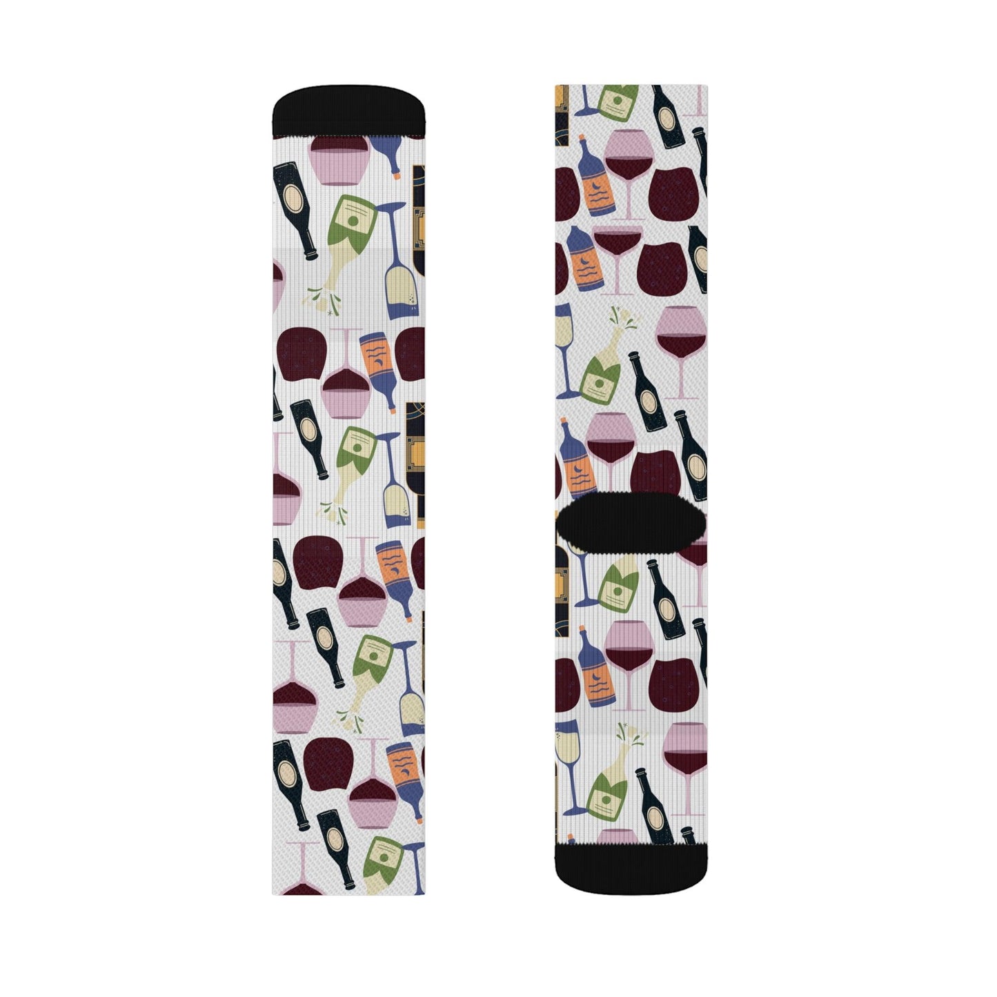 Date Night Wine Socks Gift