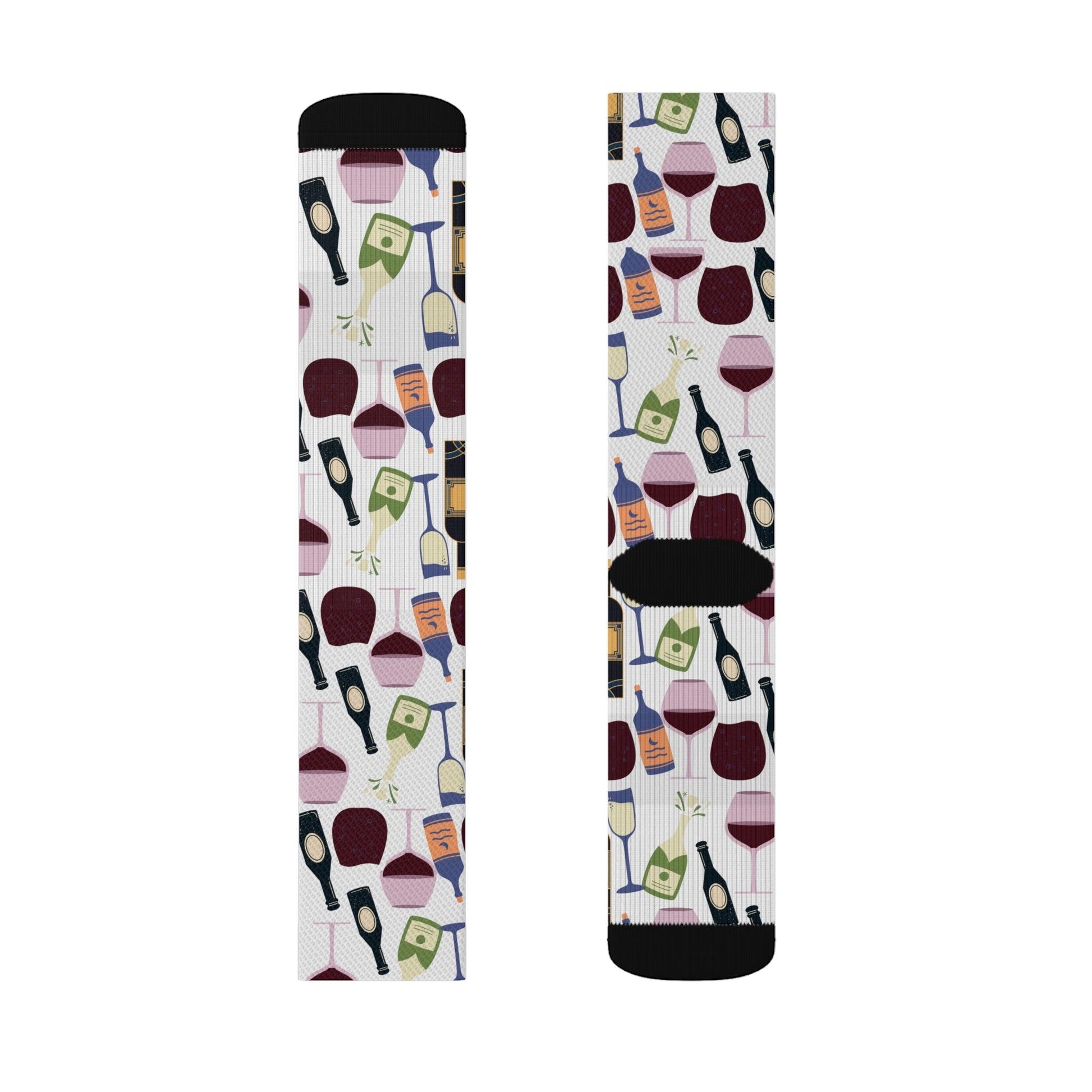 Date Night Wine Socks Gift