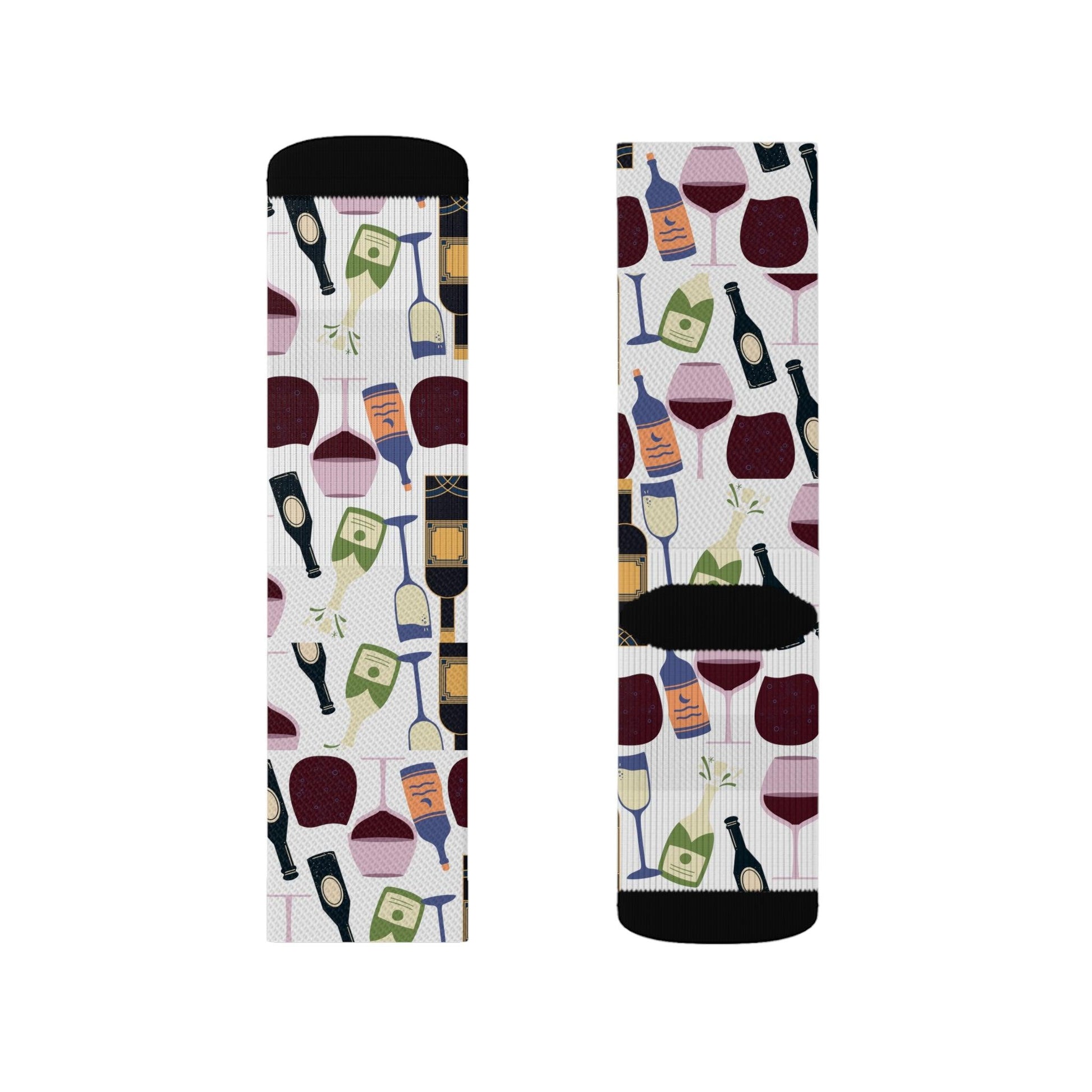 Date Night Wine Socks Gift