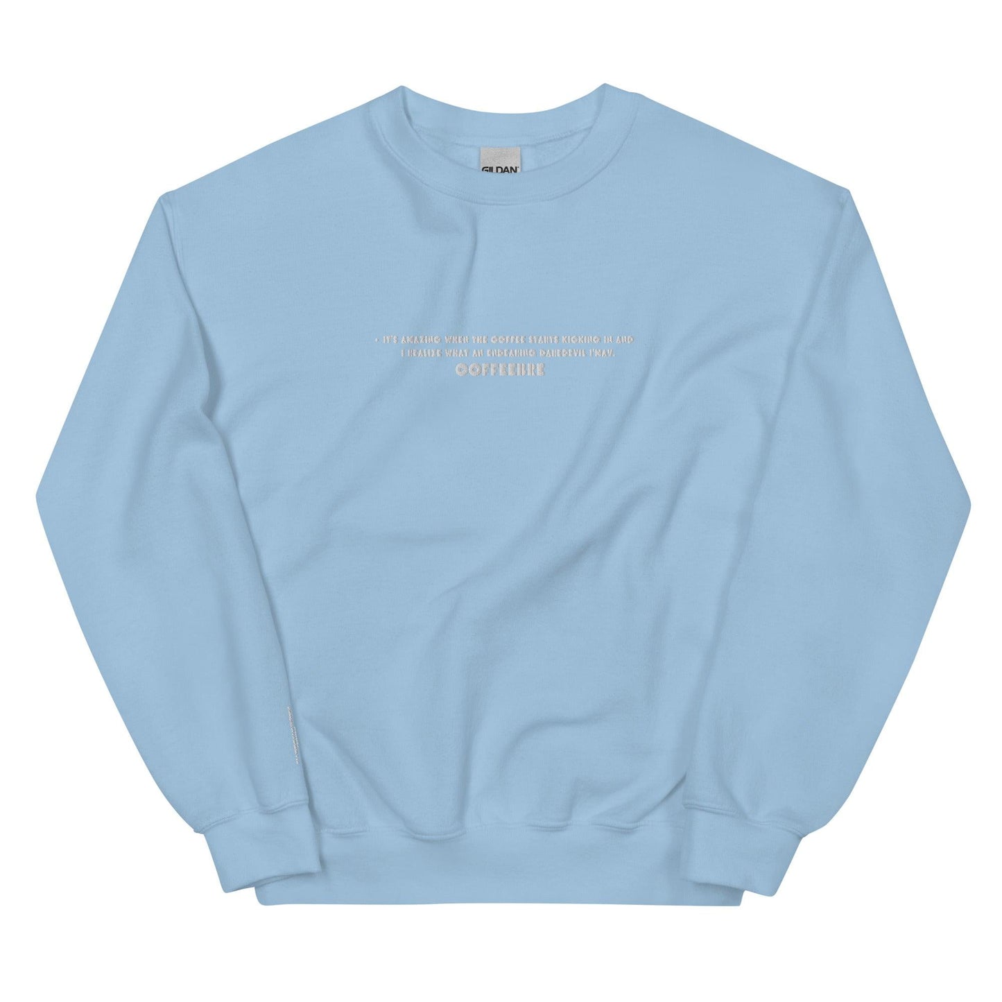 Embroidered Athleisure Unisex Sweatshirt - COFFEEBRE