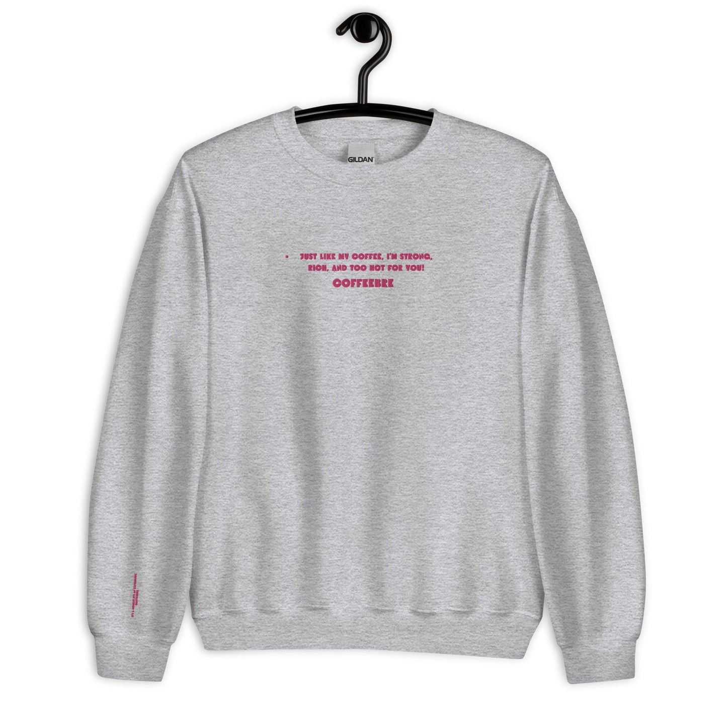 Embroidered Coffee Unisex Lifestyle Sweatshirts - COFFEEBRE
