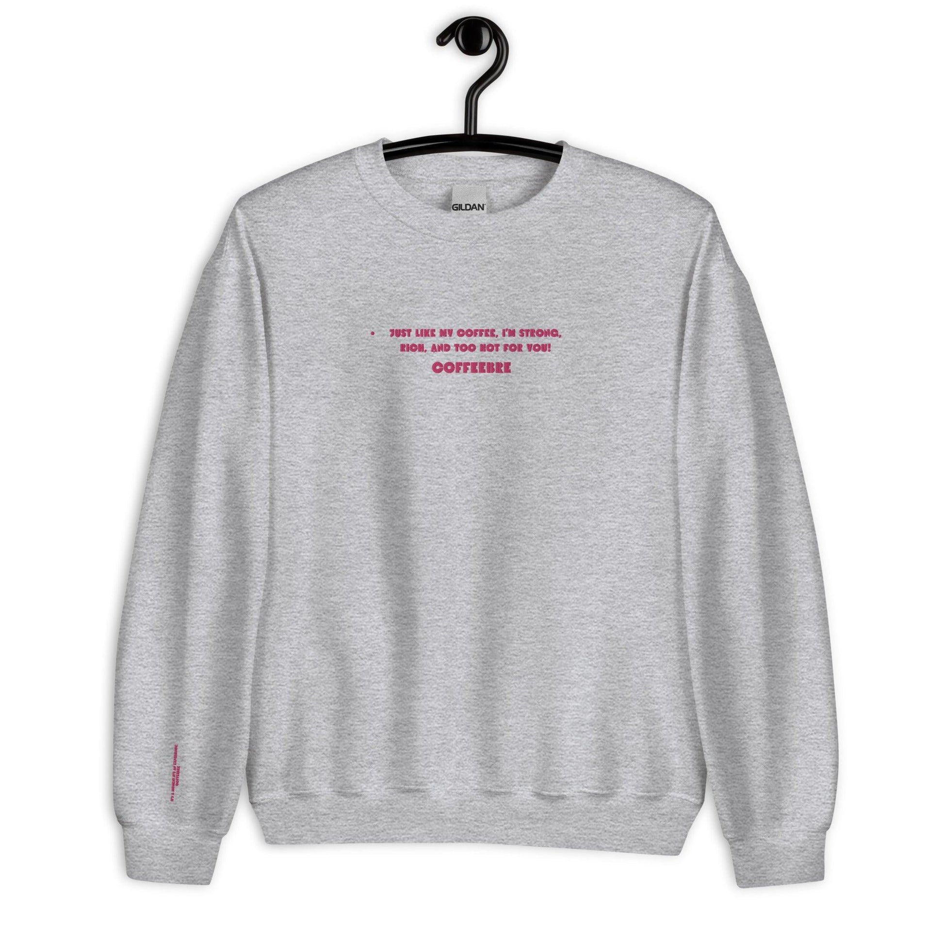 Embroidered Coffee Unisex Lifestyle Sweatshirts - COFFEEBRE