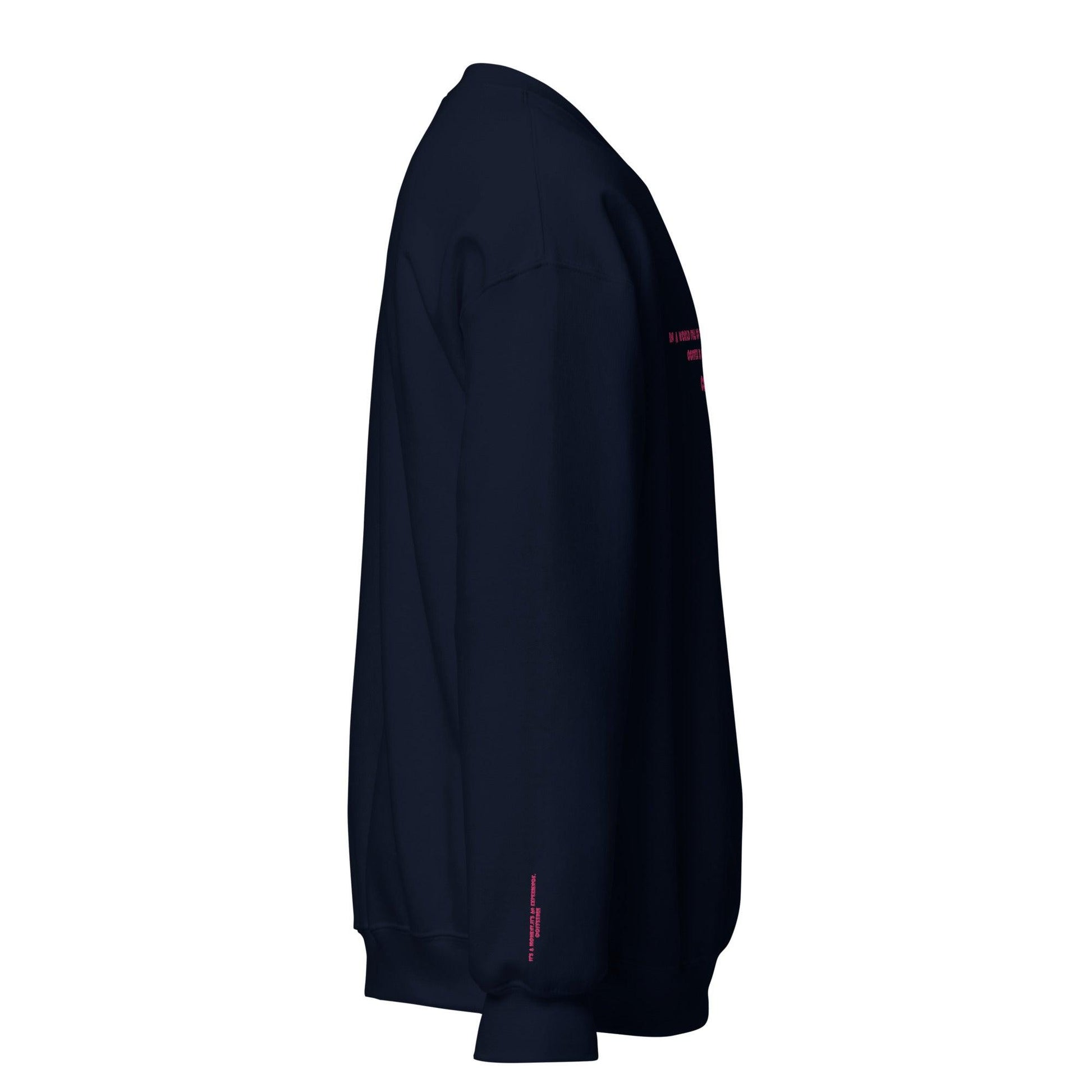 Embroidered Comfy Unisex Sweatshirt - COFFEEBRE