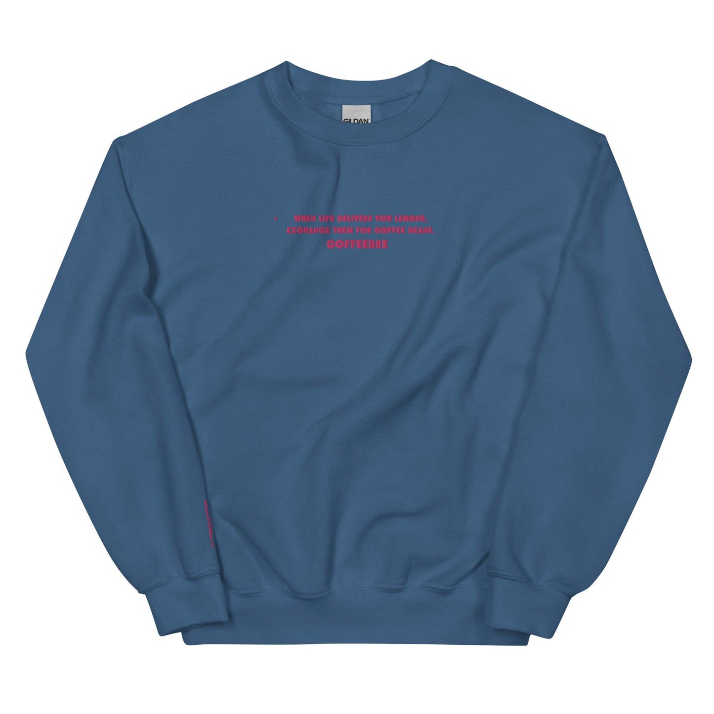 Embroidered Crewneck Coffee Unisex Lifestyle Sweatshirt - COFFEEBRE