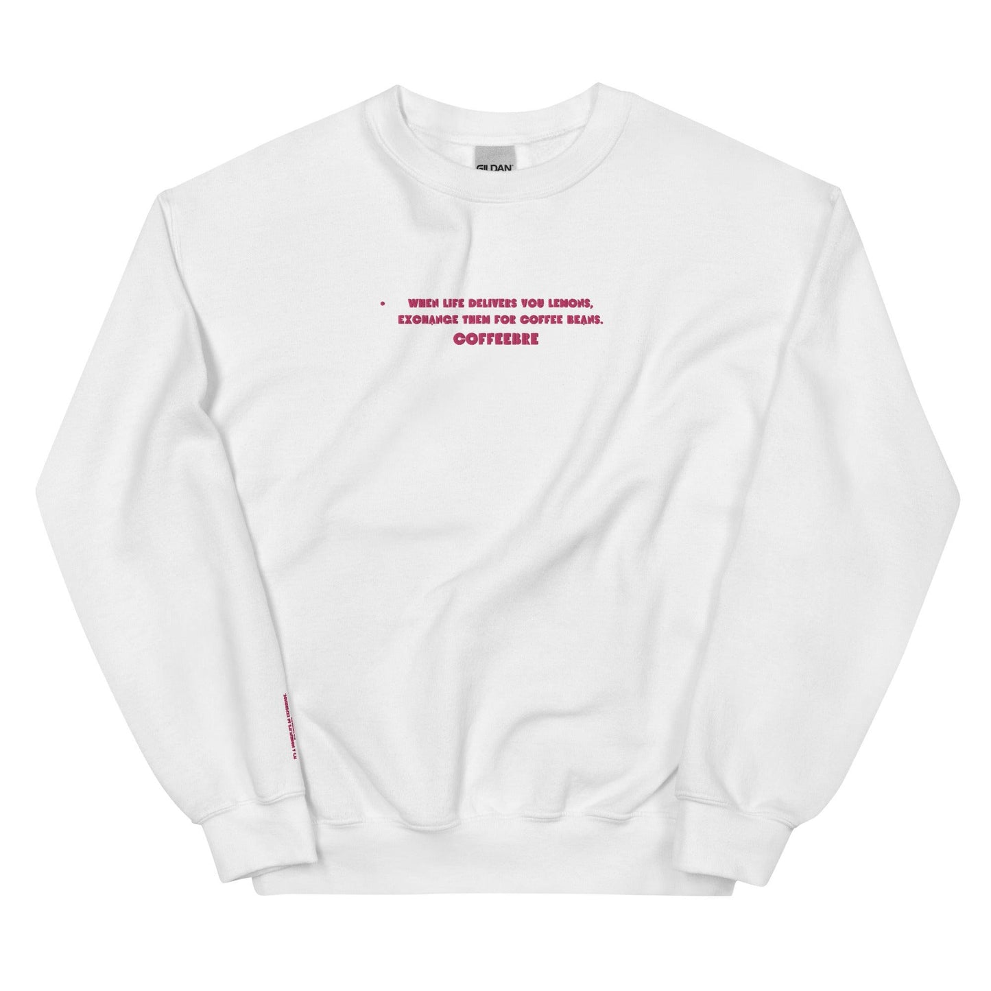 Embroidered Crewneck Coffee Unisex Lifestyle Sweatshirt - COFFEEBRE