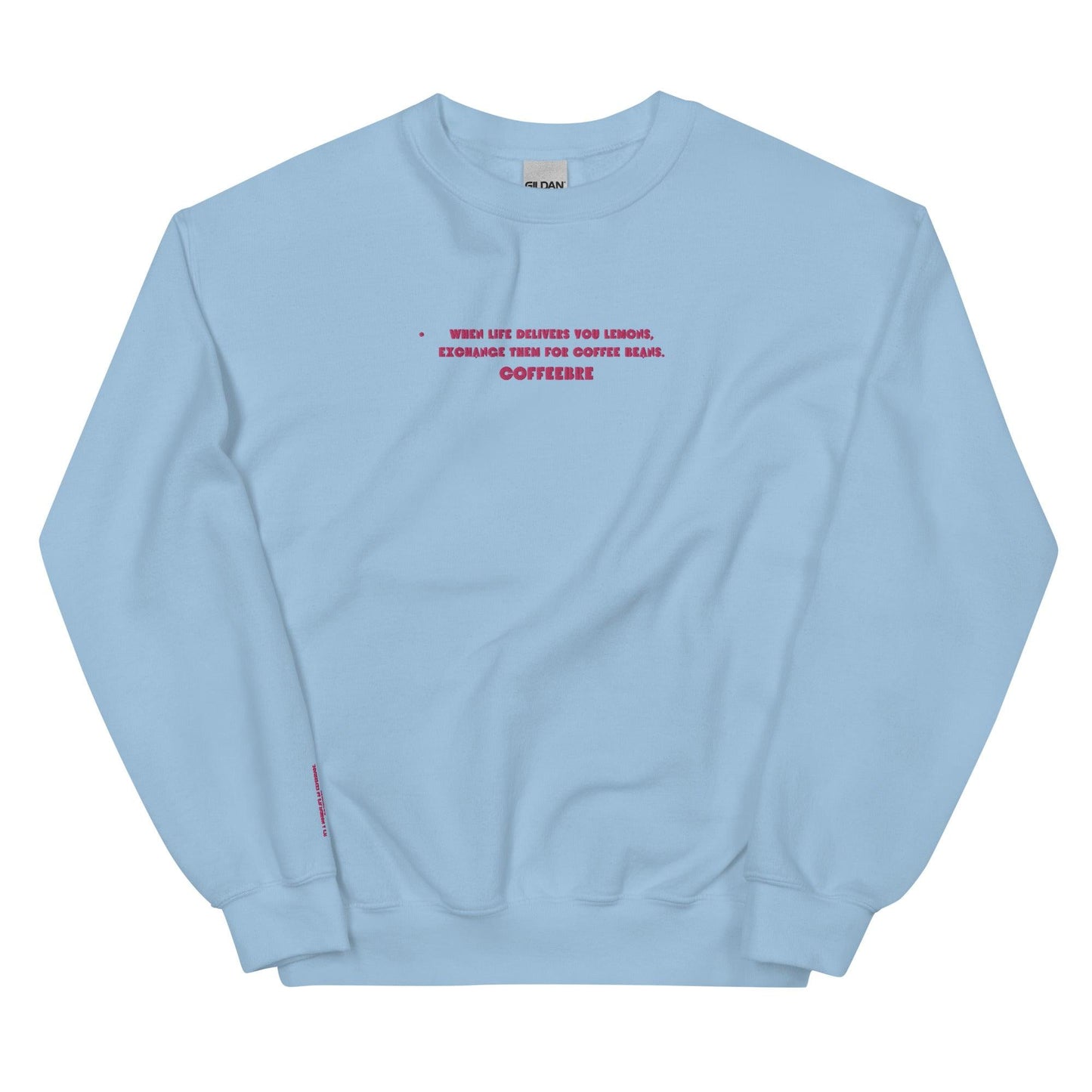 Embroidered Crewneck Coffee Unisex Lifestyle Sweatshirt - COFFEEBRE