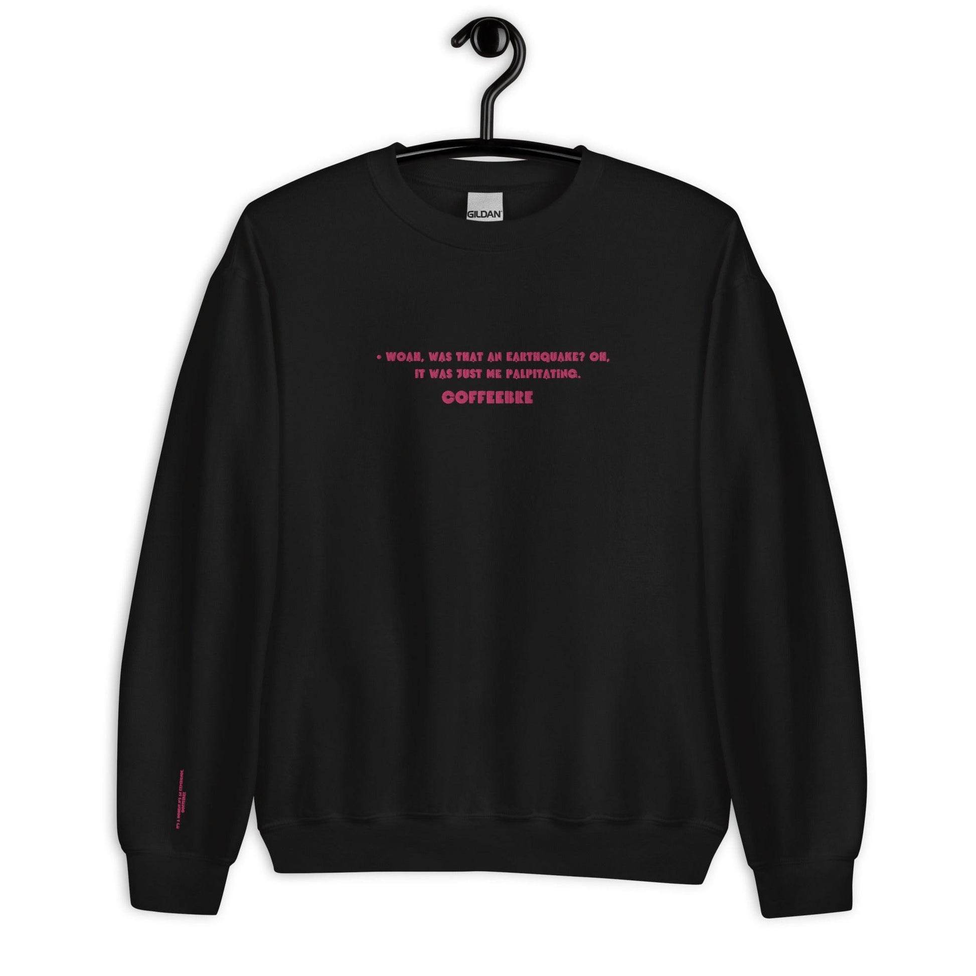 Embroidered Crewneck Coffee Unisex Lifestyle Sweatshirts - COFFEEBRE