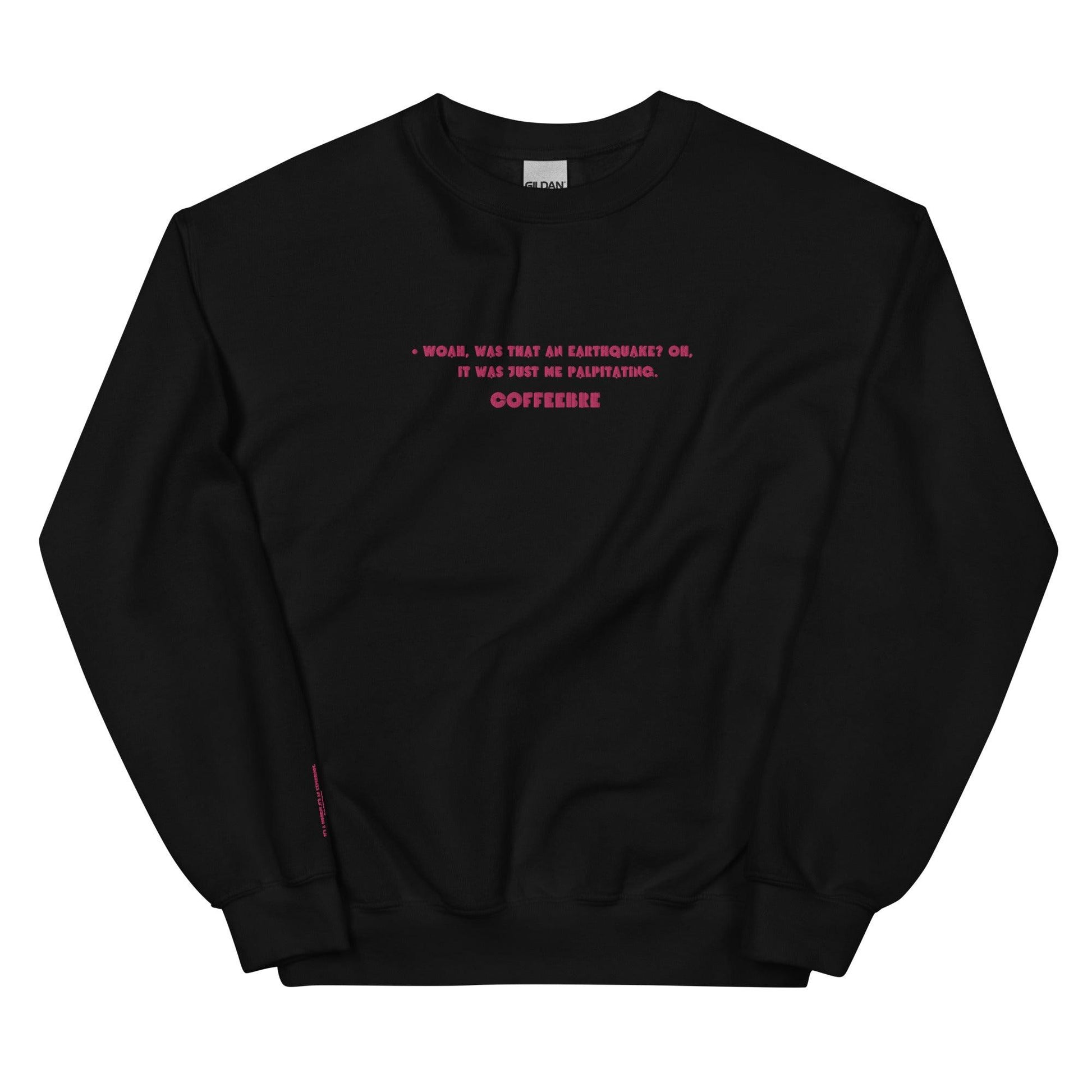Embroidered Crewneck Coffee Unisex Lifestyle Sweatshirts - COFFEEBRE