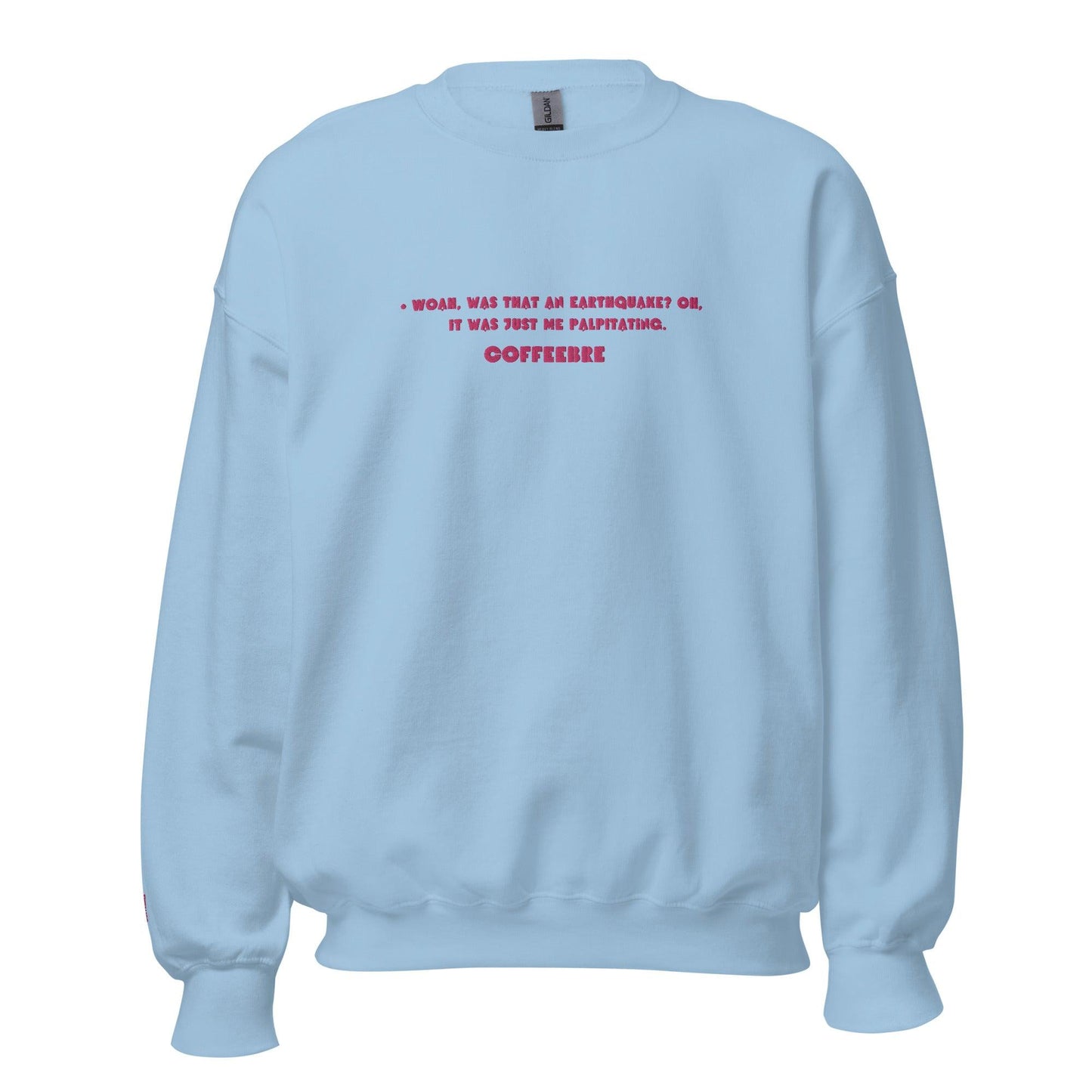 Embroidered Crewneck Coffee Unisex Lifestyle Sweatshirts - COFFEEBRE