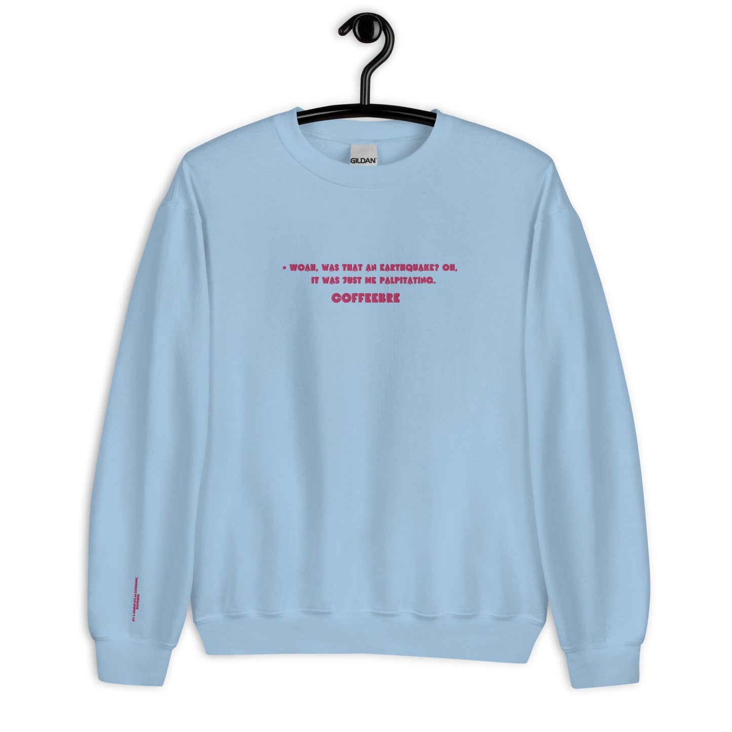 Embroidered Crewneck Coffee Unisex Lifestyle Sweatshirts - COFFEEBRE