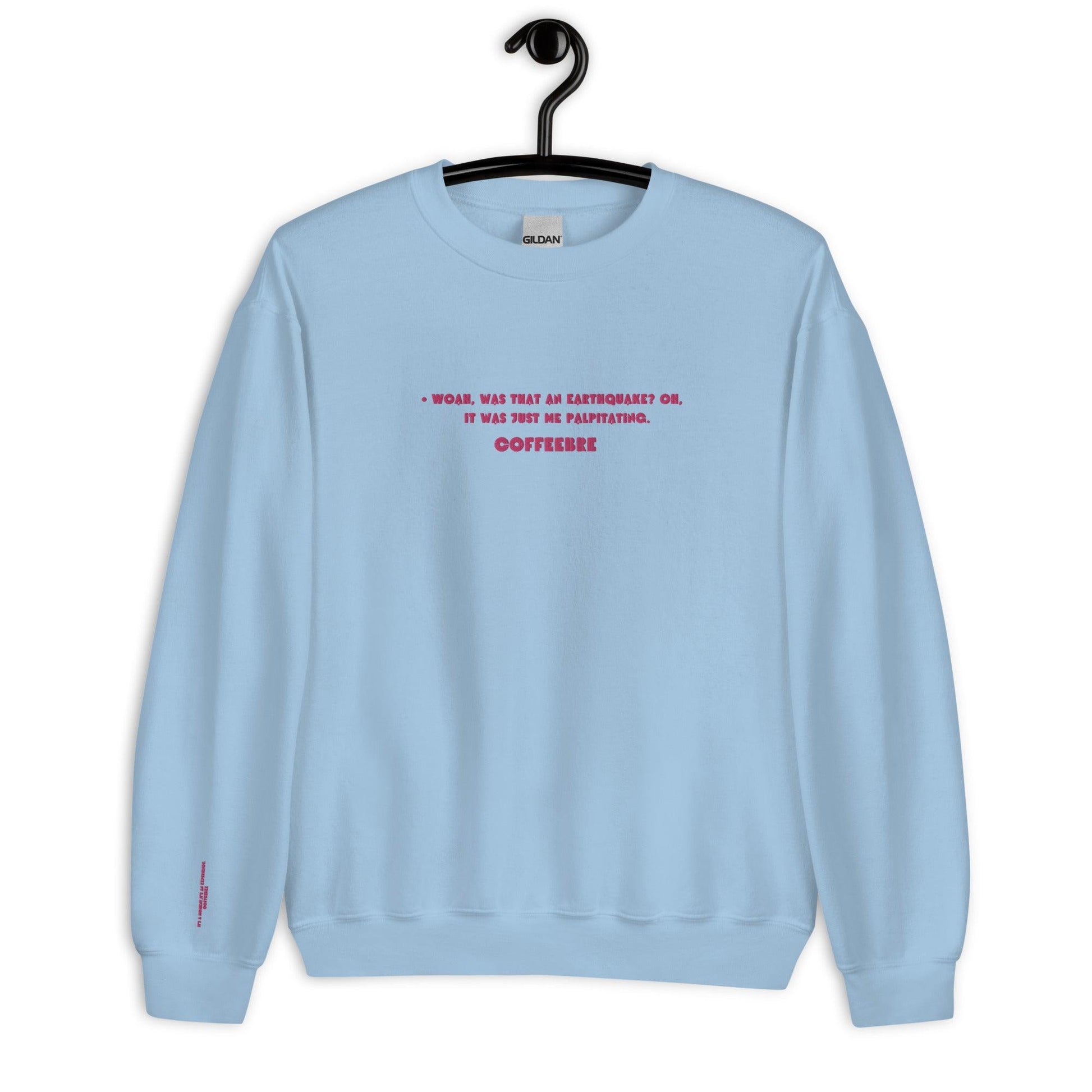 Embroidered Crewneck Coffee Unisex Lifestyle Sweatshirts - COFFEEBRE
