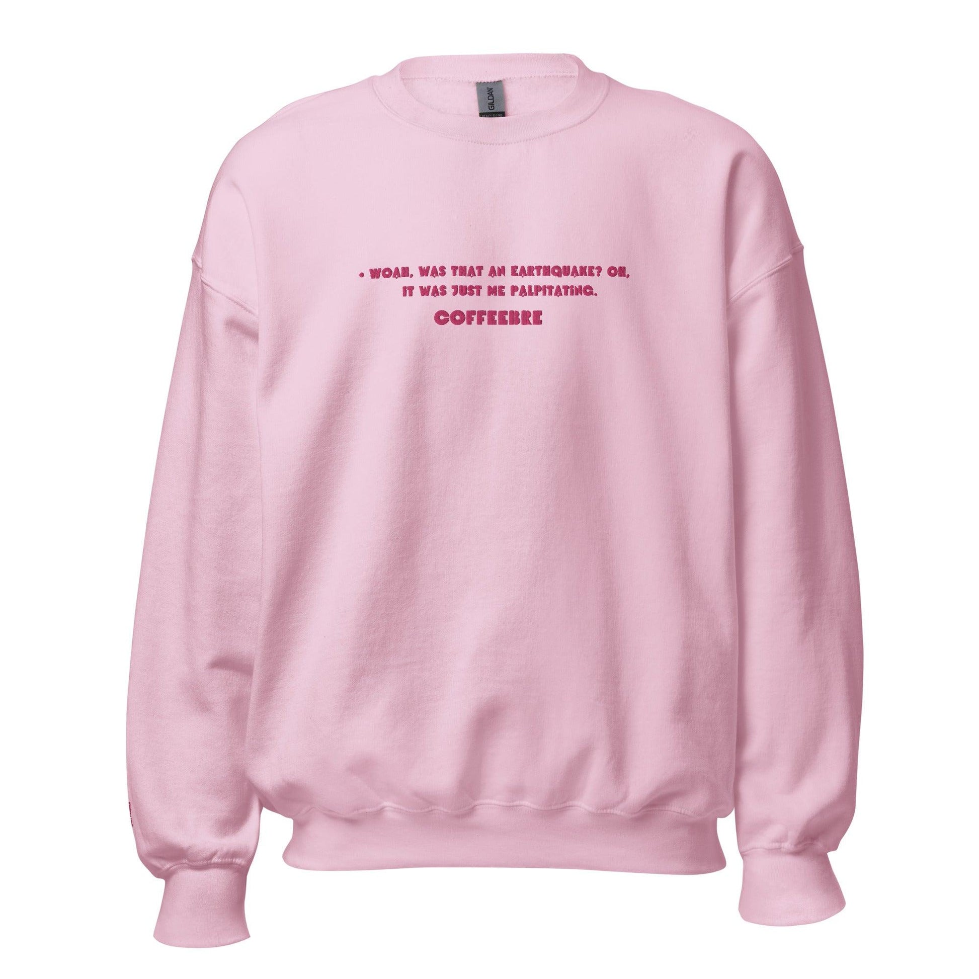 Embroidered Crewneck Coffee Unisex Lifestyle Sweatshirts - COFFEEBRE