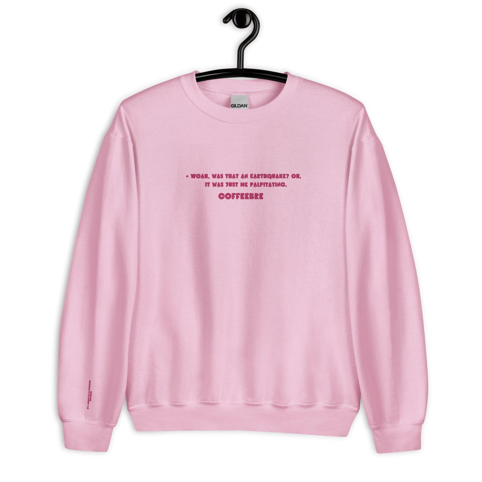 Embroidered Crewneck Coffee Unisex Lifestyle Sweatshirts - COFFEEBRE