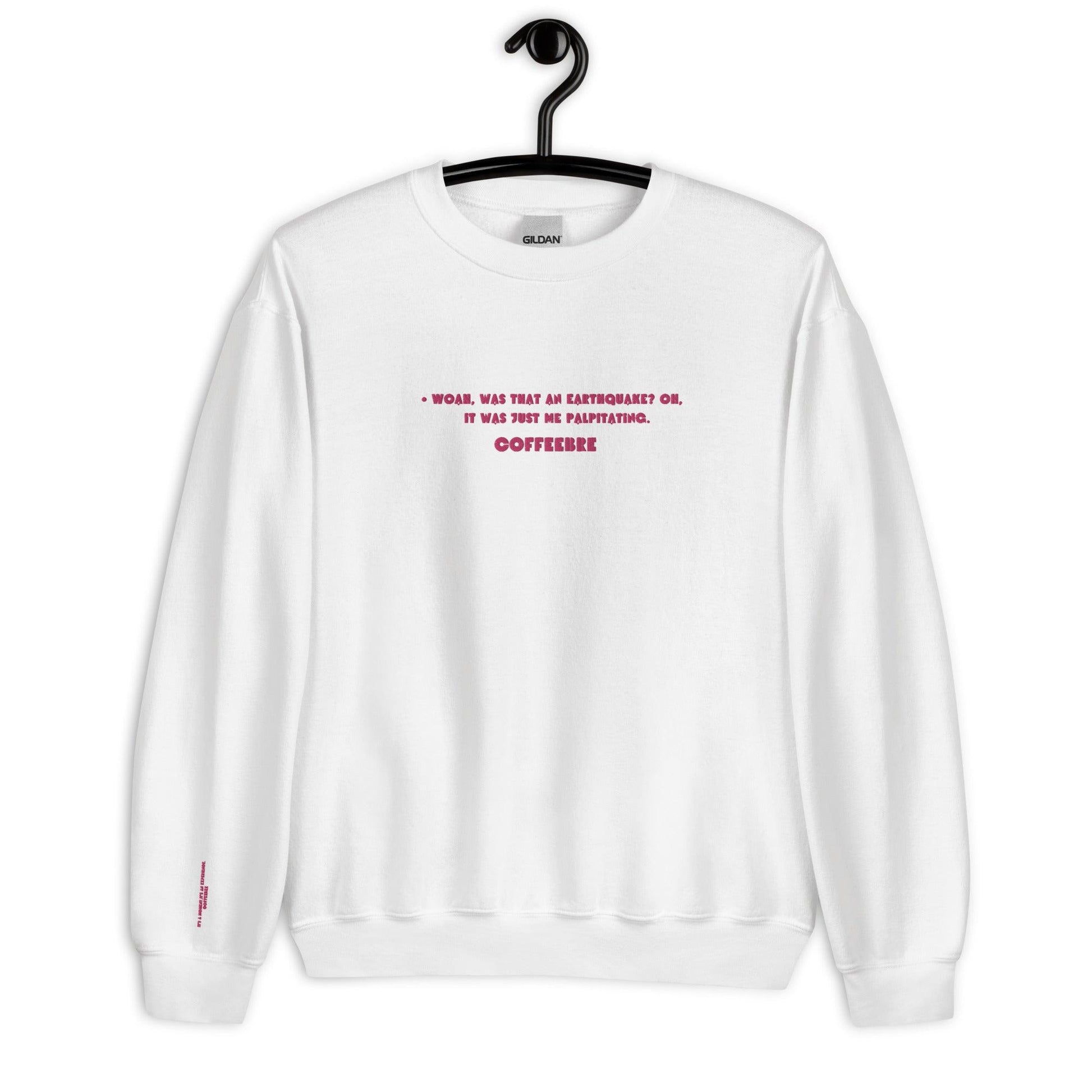 Embroidered Crewneck Coffee Unisex Lifestyle Sweatshirts - COFFEEBRE