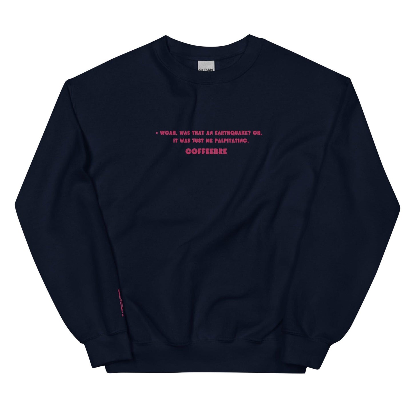 Embroidered Crewneck Coffee Unisex Lifestyle Sweatshirts - COFFEEBRE