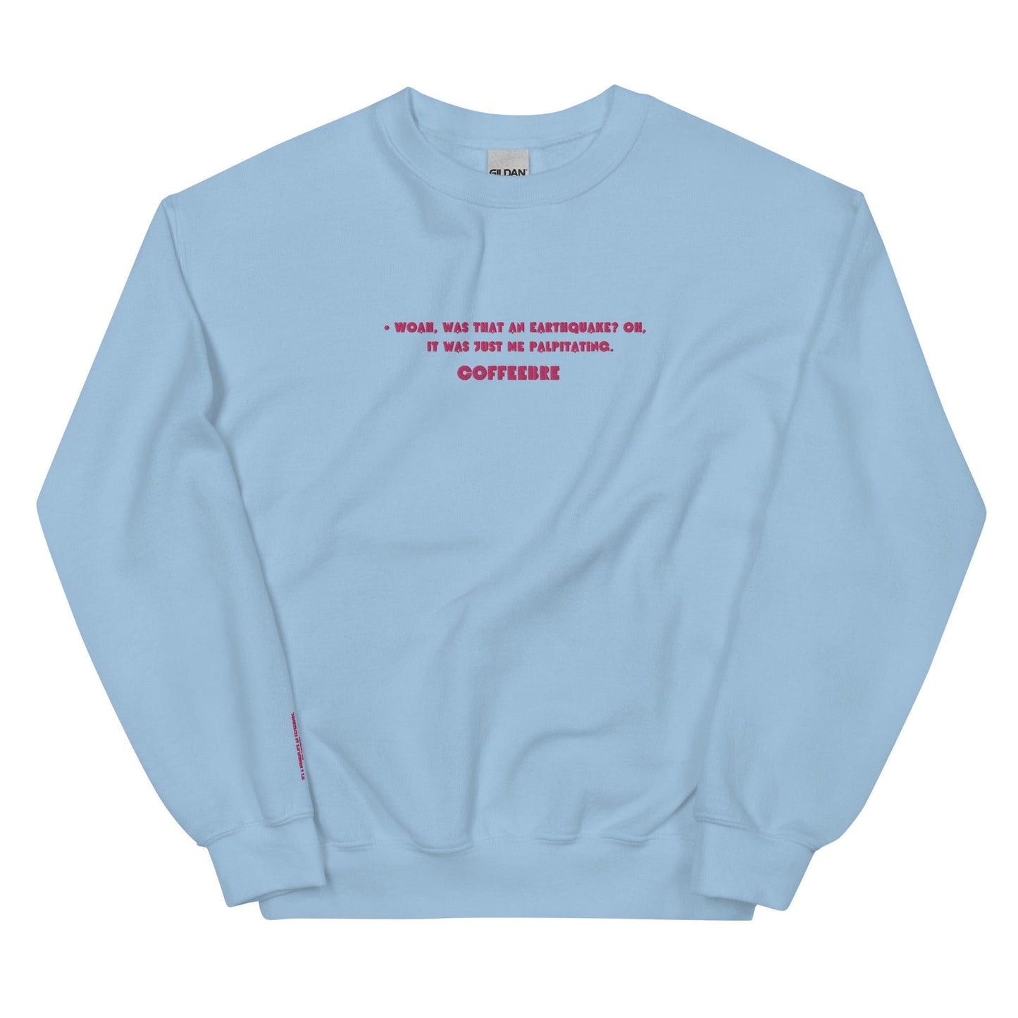 Embroidered Crewneck Coffee Unisex Lifestyle Sweatshirts - COFFEEBRE