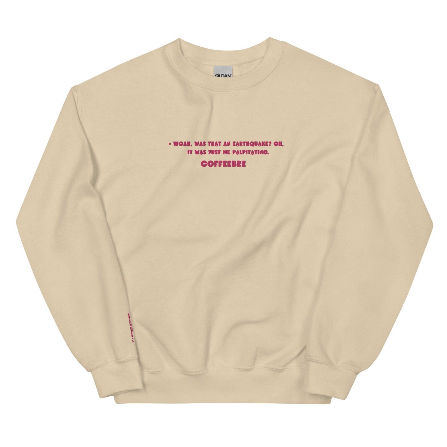 Embroidered Crewneck Coffee Unisex Lifestyle Sweatshirts - COFFEEBRE