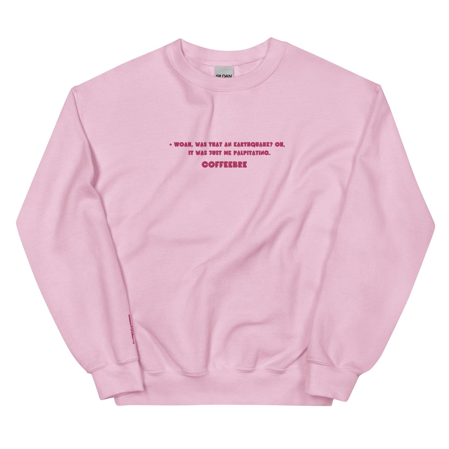 Embroidered Crewneck Coffee Unisex Lifestyle Sweatshirts - COFFEEBRE