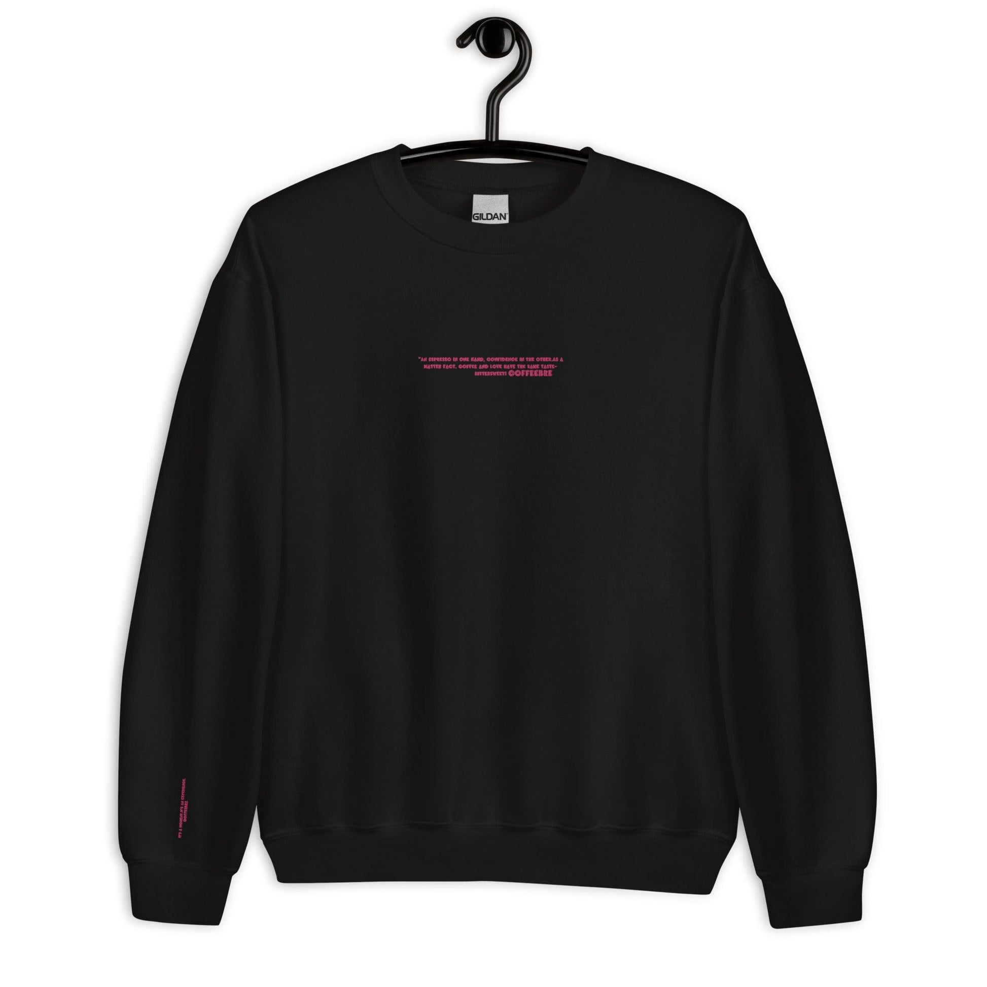 Embroidered Lifestyle Crewneck Coffee Unisex Sweatshirts - COFFEEBRE
