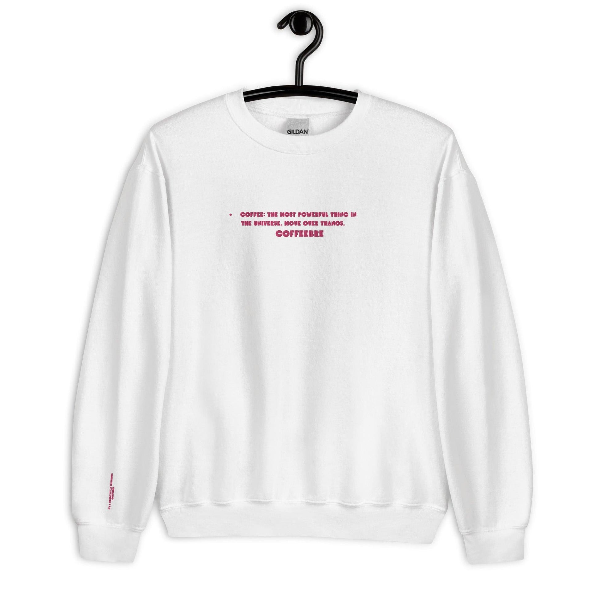 Embroidered Lifestyle Unisex Sweatshirt - COFFEEBRE