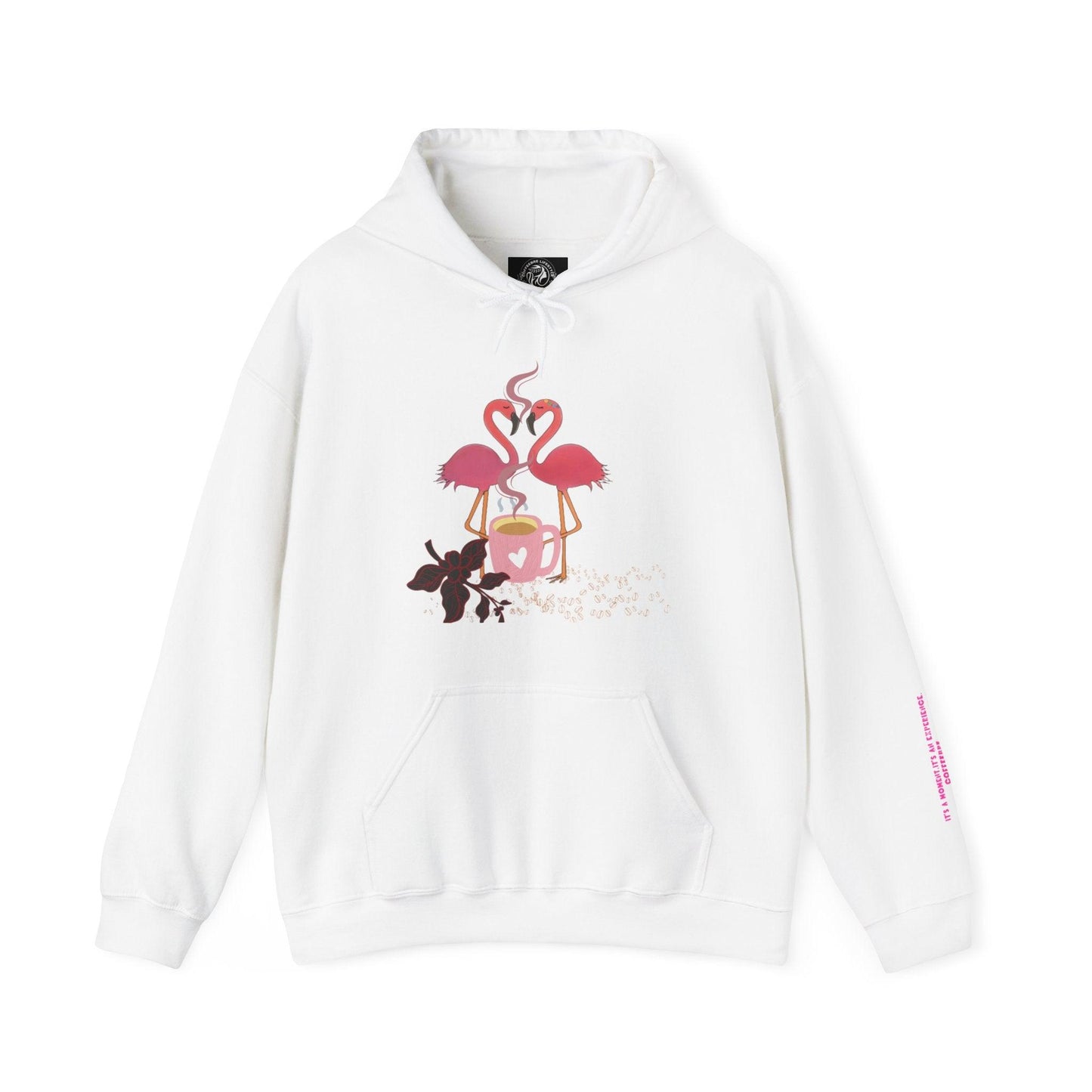 Flamingo Coffee Date Hooded Sweatshirt - COFFEEBRE