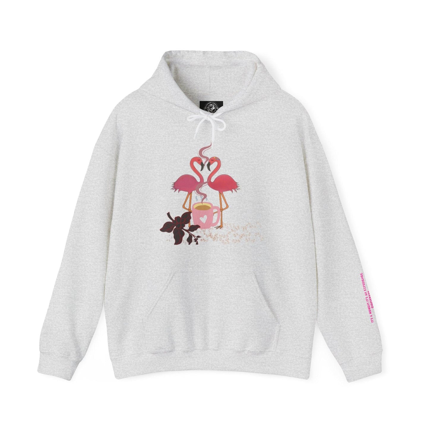 Flamingo Coffee Date Hooded Sweatshirt - COFFEEBRE