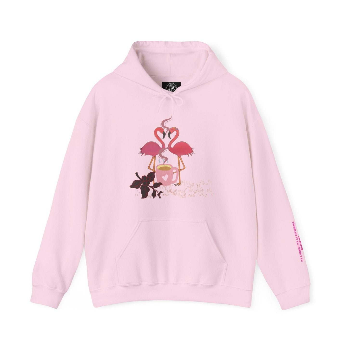 Flamingo Coffee Date Hooded Sweatshirt - COFFEEBRE