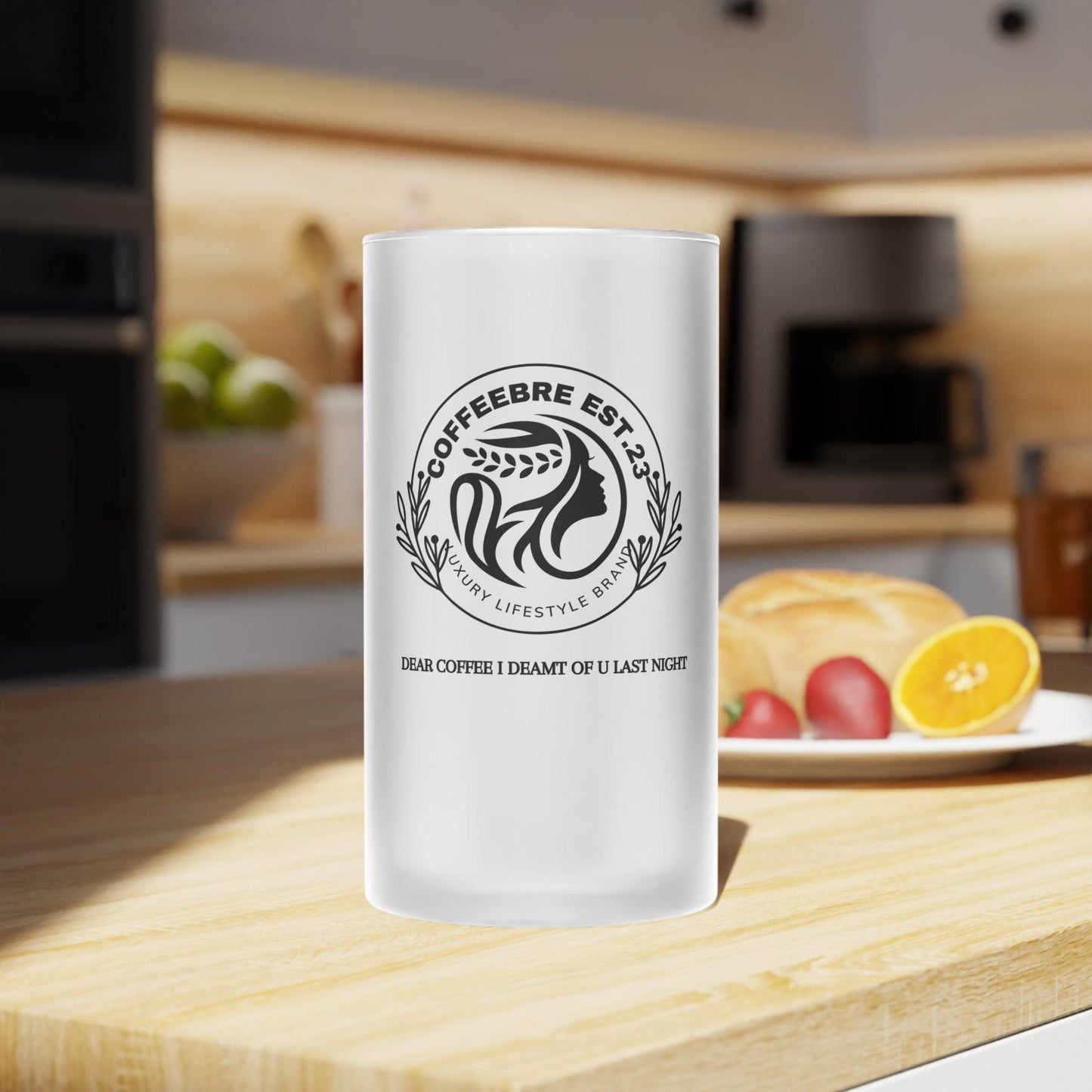Frosted Glass Latte Mug - COFFEEBRE