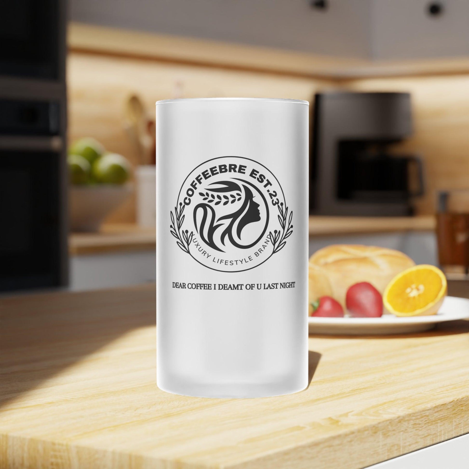 Frosted Glass Latte Mug - COFFEEBRE