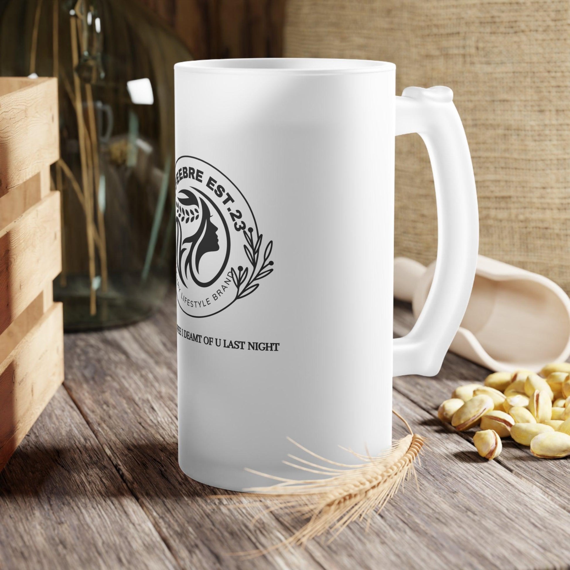 Frosted Glass Latte Mug - COFFEEBRE