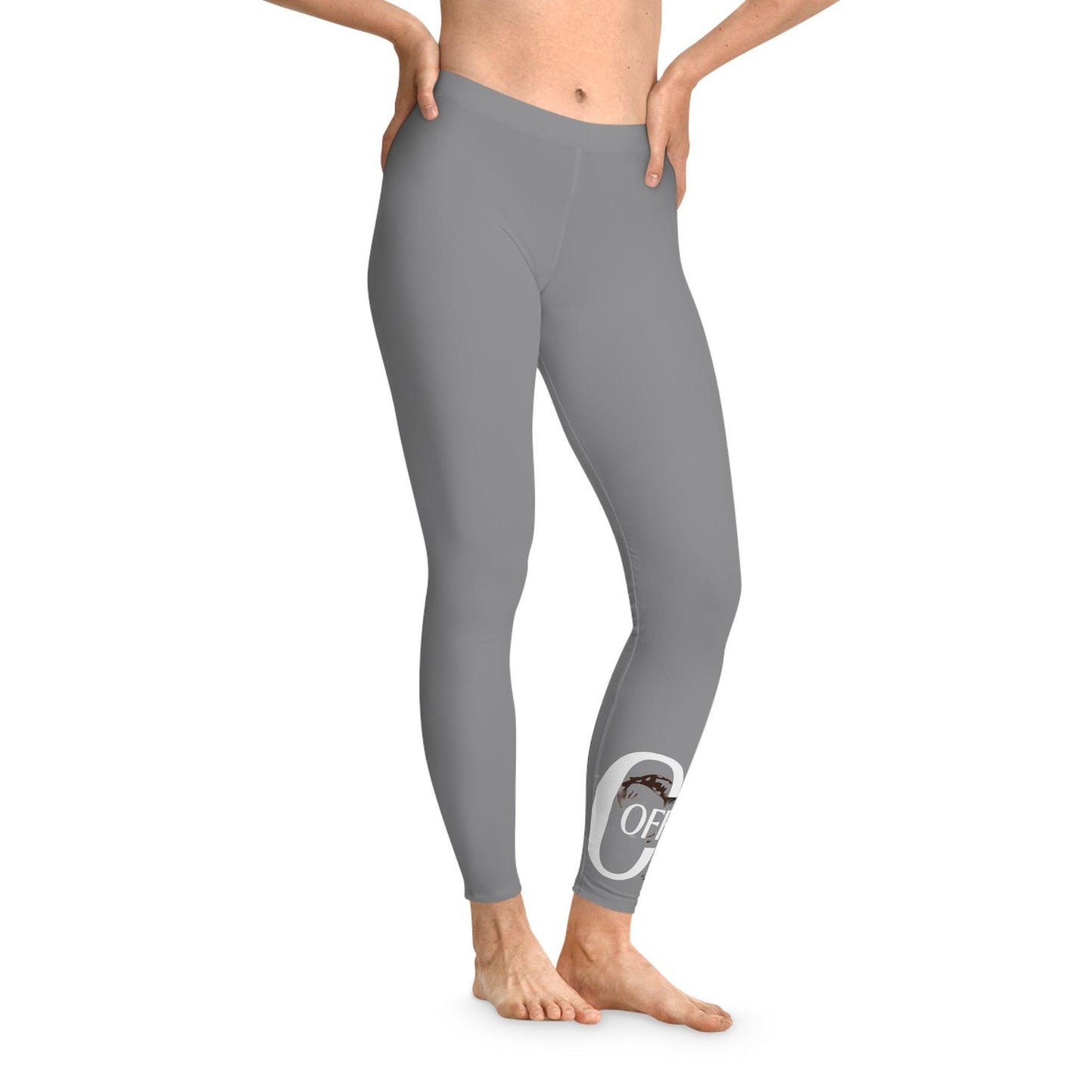Grey Stretchy Leggings - COFFEEBRE