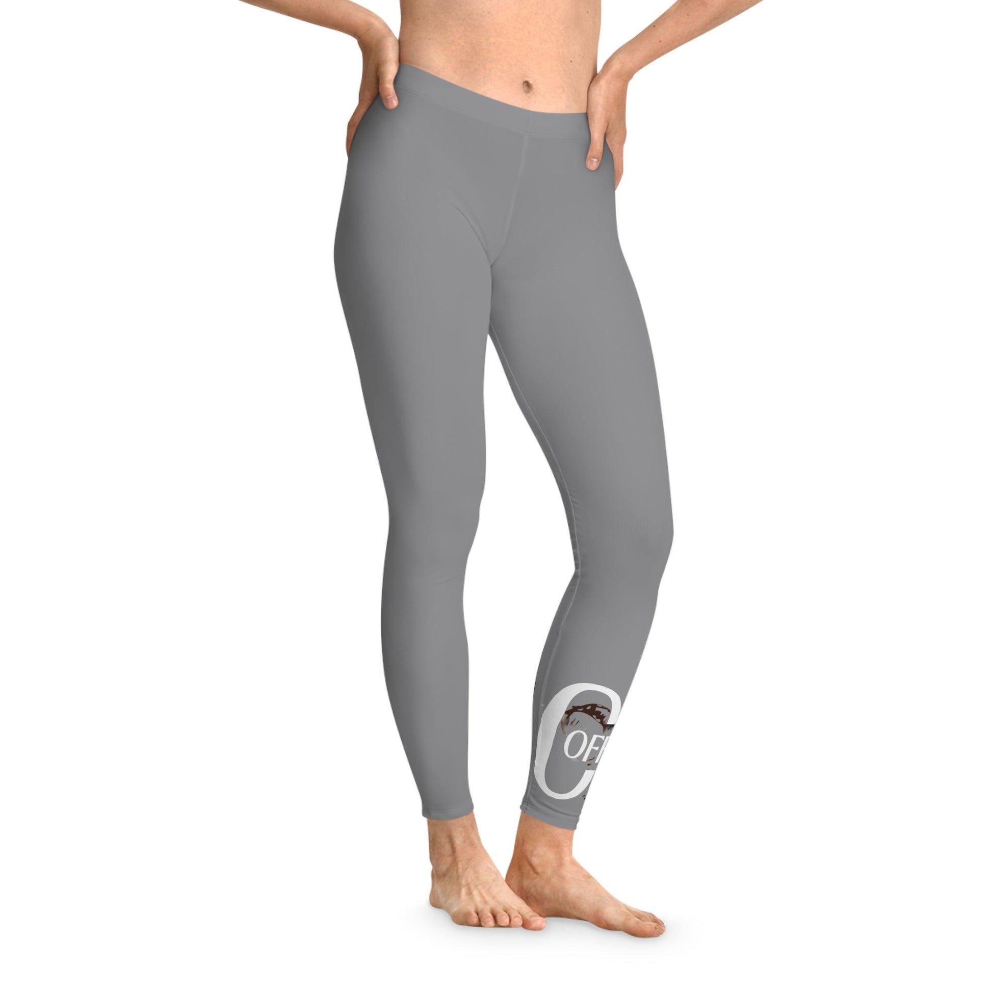 Grey Stretchy Leggings - COFFEEBRE