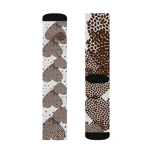Heart Shaped Coffee Beans Socks Gift
