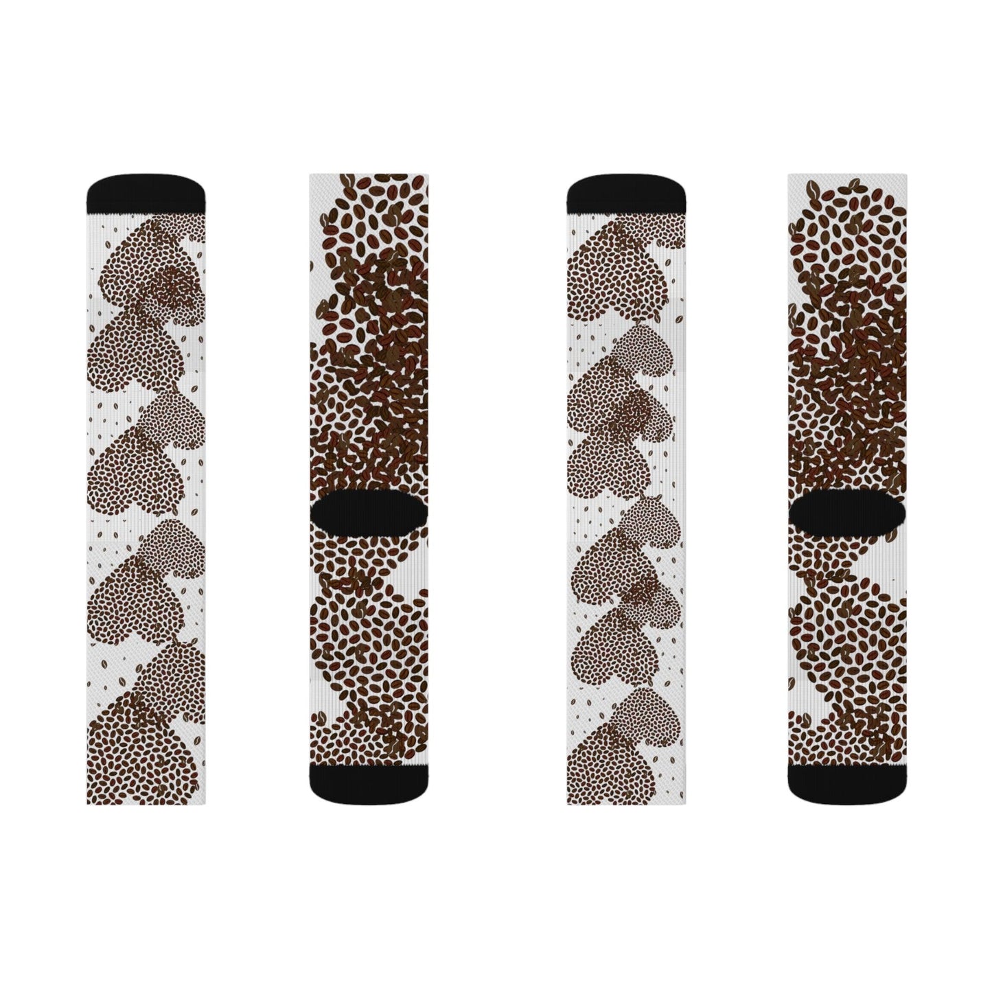 Heart Shaped Coffee Beans Socks Gift