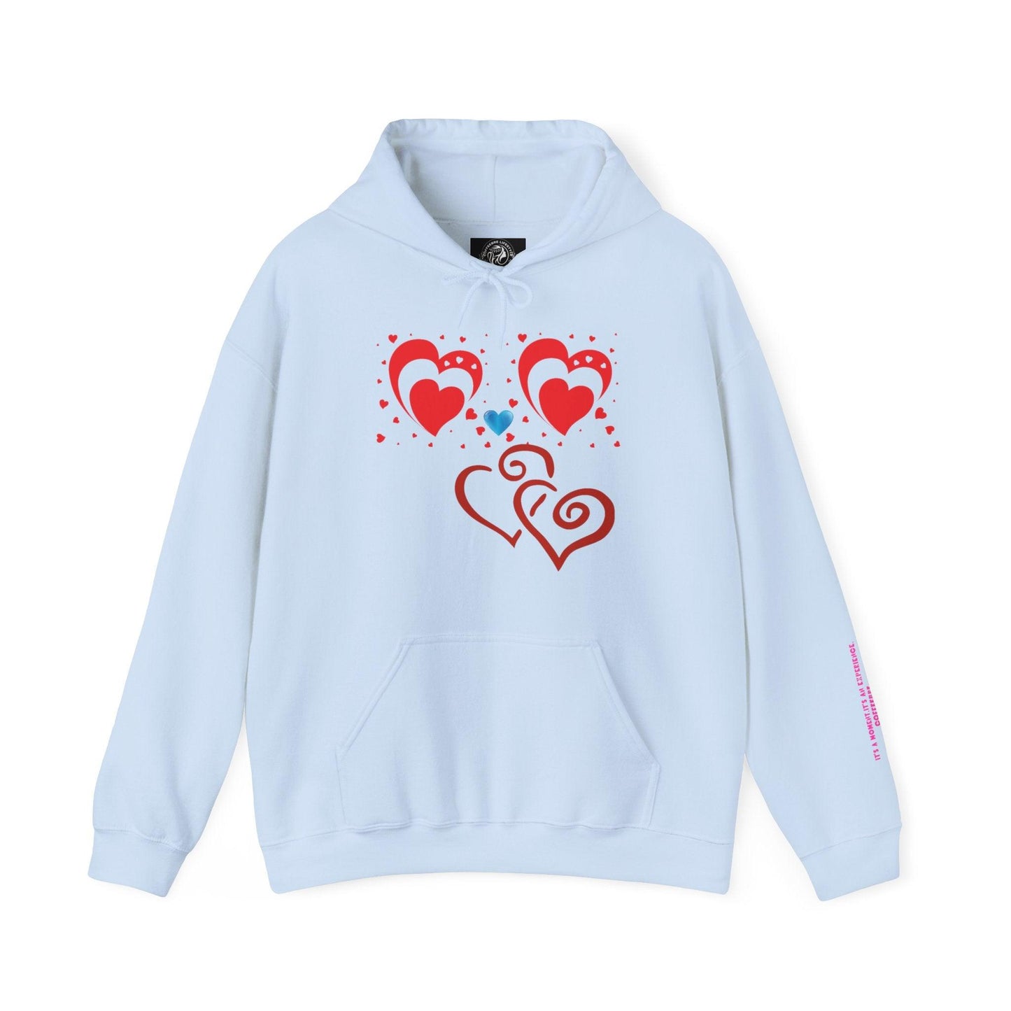 Love Heart Hooded Sweatshirt - COFFEEBRE