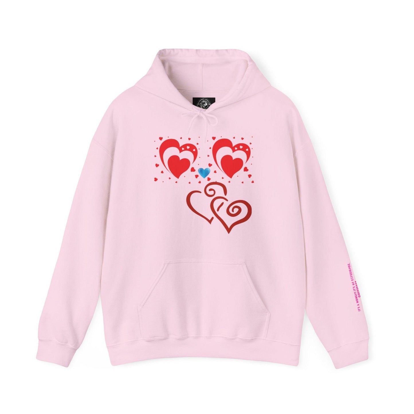 Love Heart Hooded Sweatshirt - COFFEEBRE