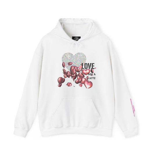 Love You a Latte Hooded Sweatshirt - COFFEEBRE