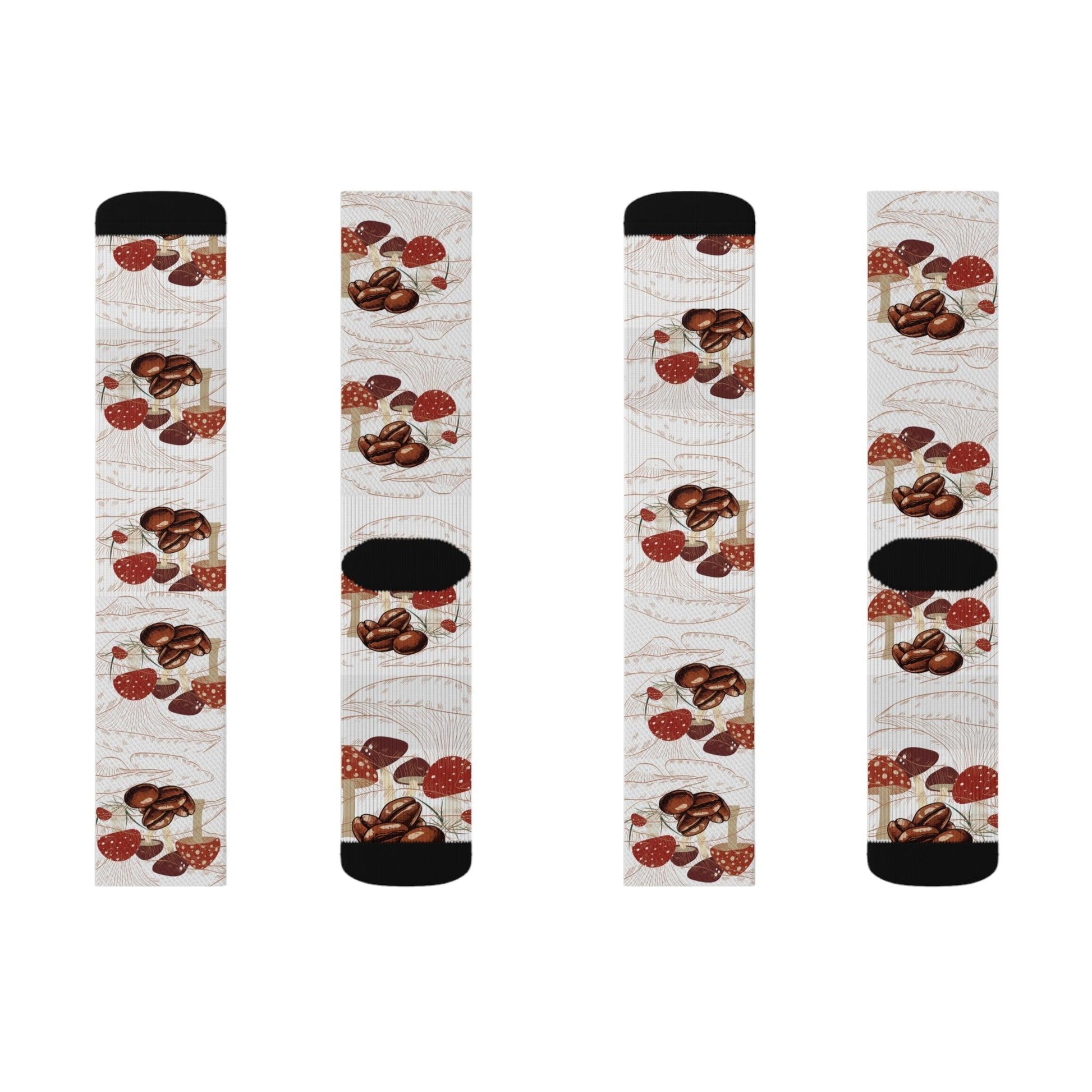 Mushroom Coffee Socks Gift